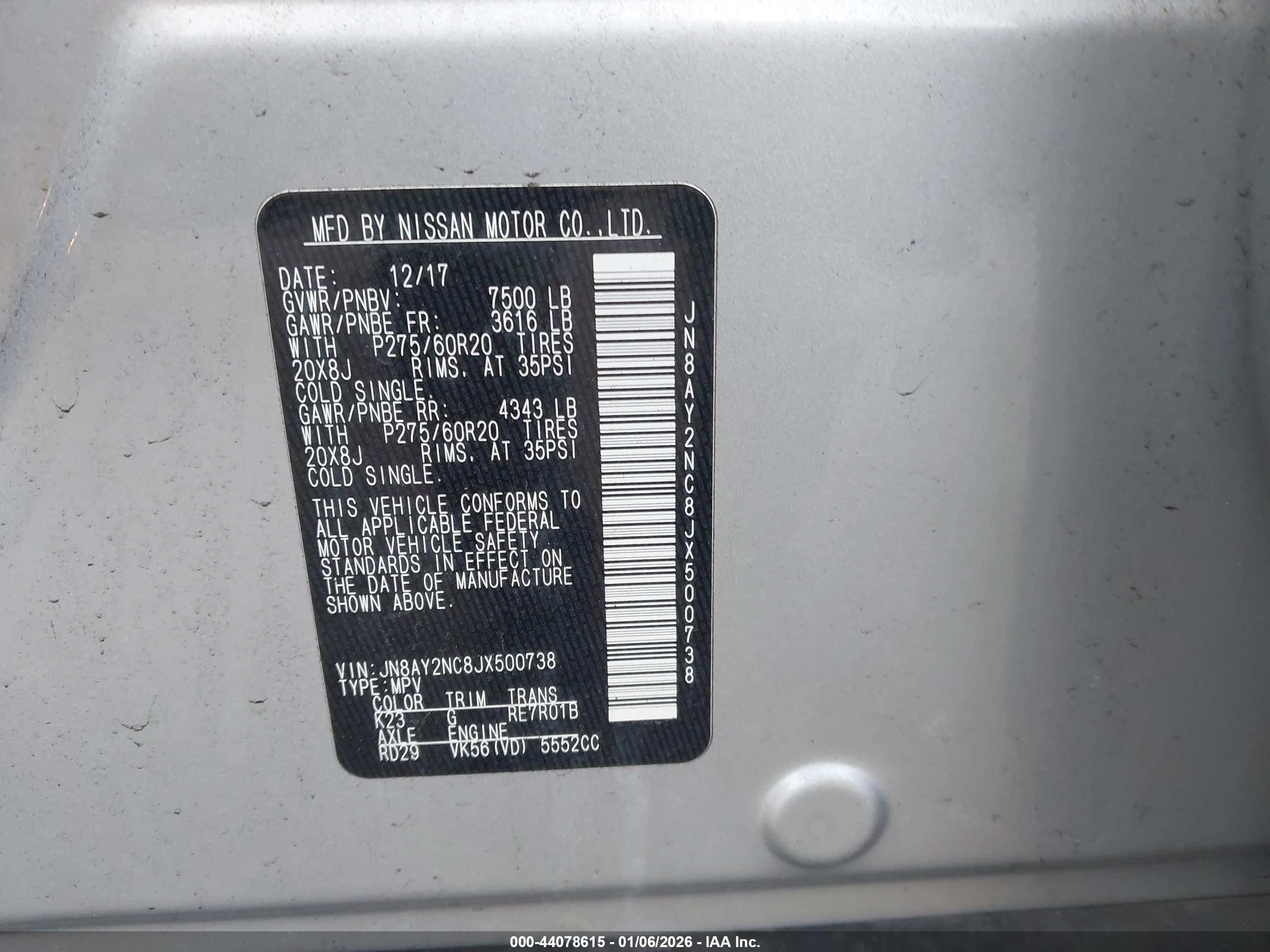 NISSAN ARMADA image 9