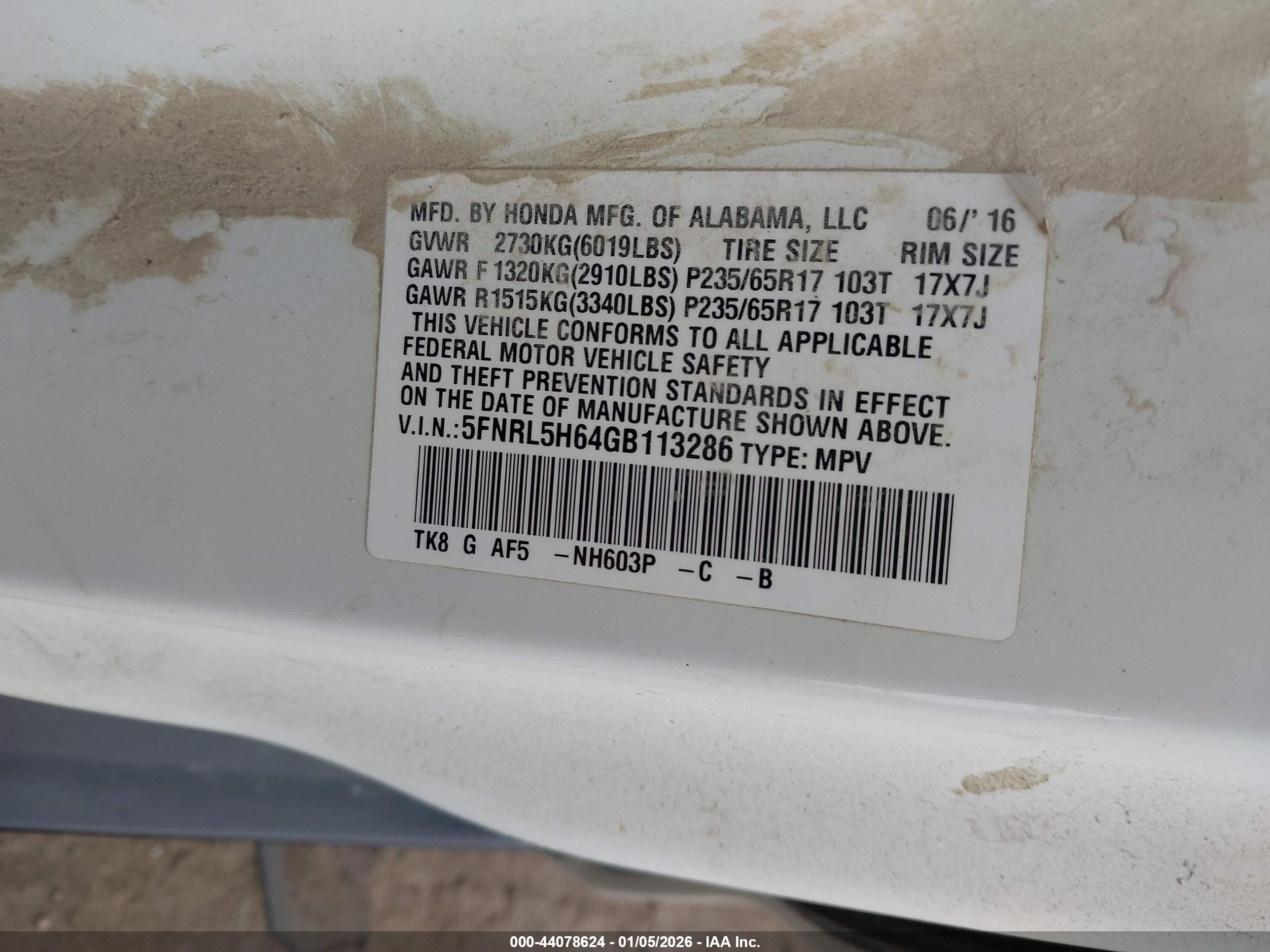 HONDA ODYSSEY image 9