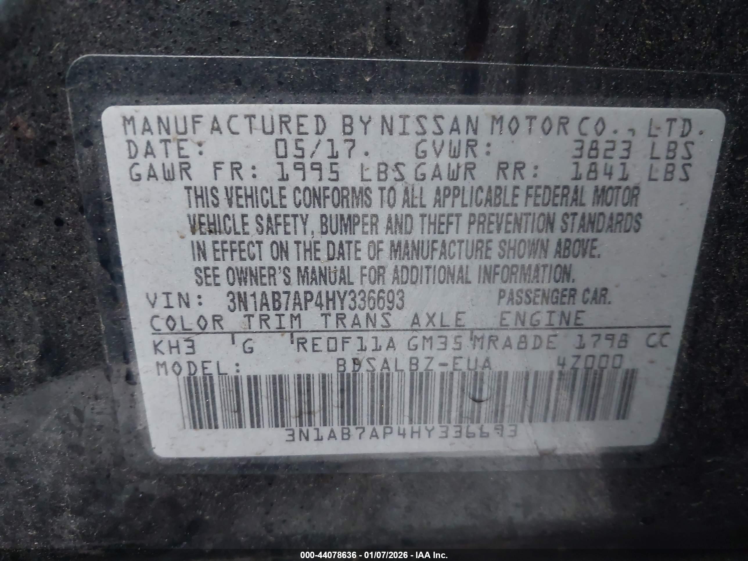 NISSAN SENTRA image 9