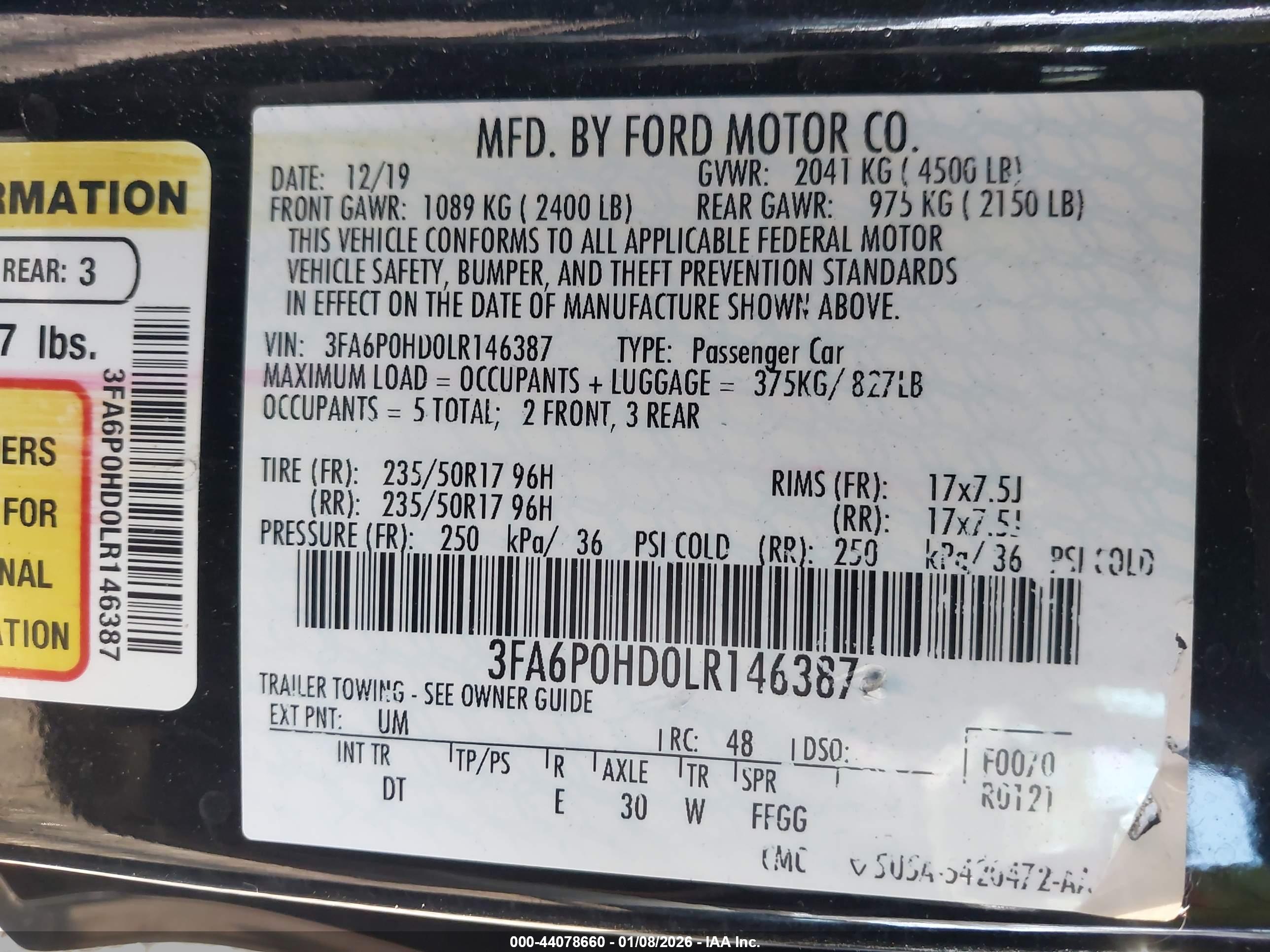 FORD FUSION image 9