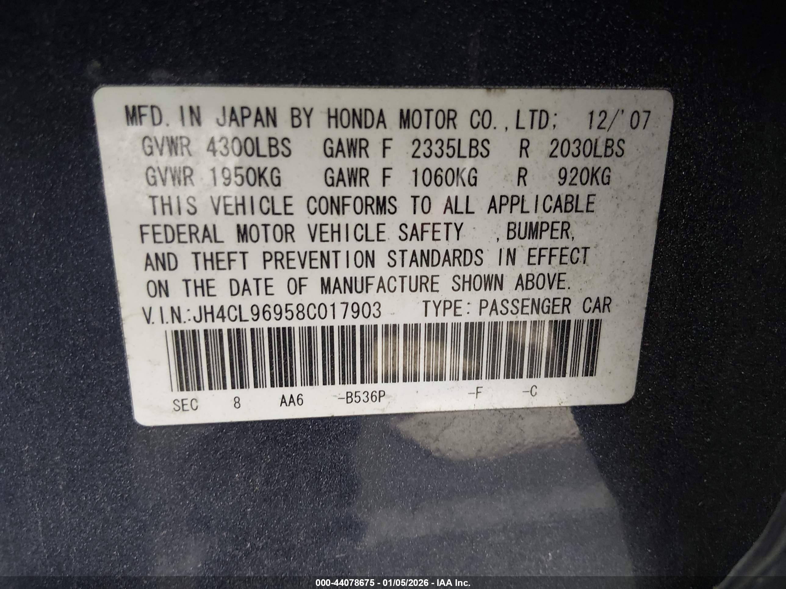 ACURA TSX image 9