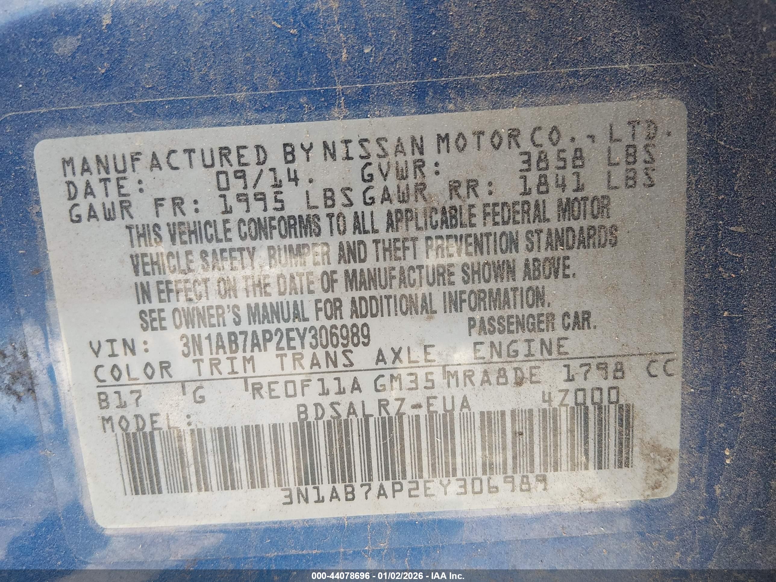 NISSAN SENTRA image 9