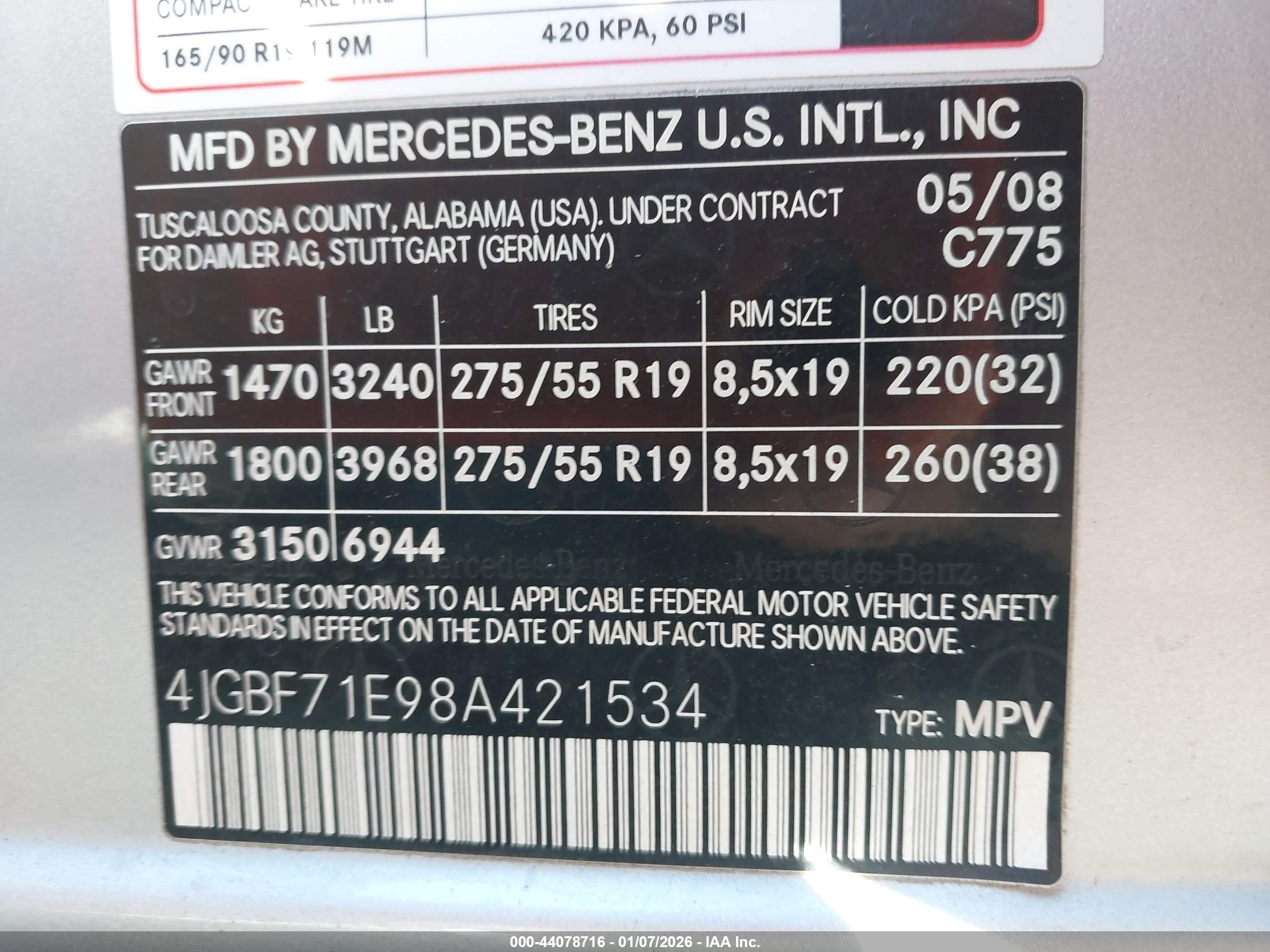 MERCEDES-BENZ GL image 9