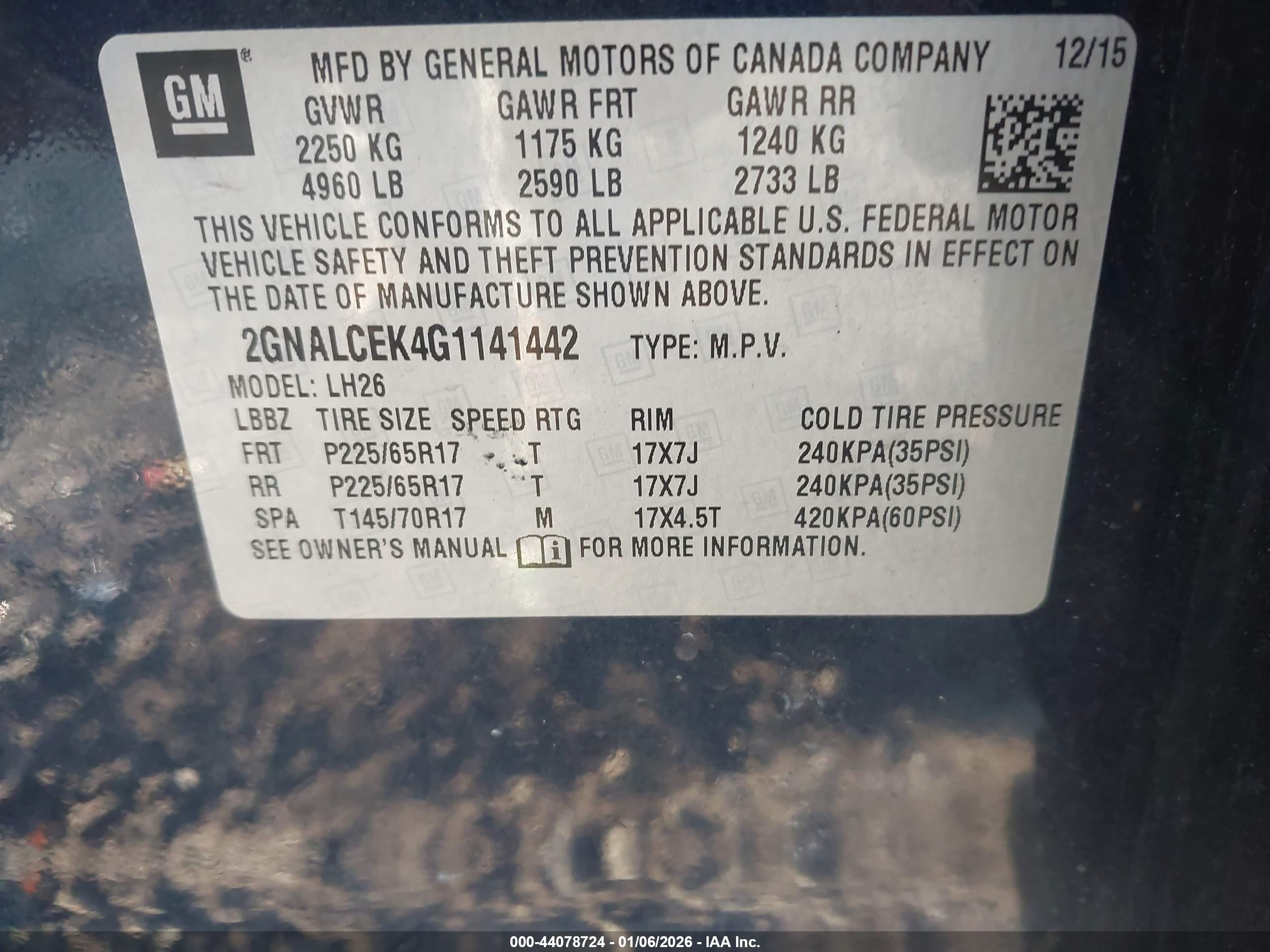 CHEVROLET EQUINOX image 9