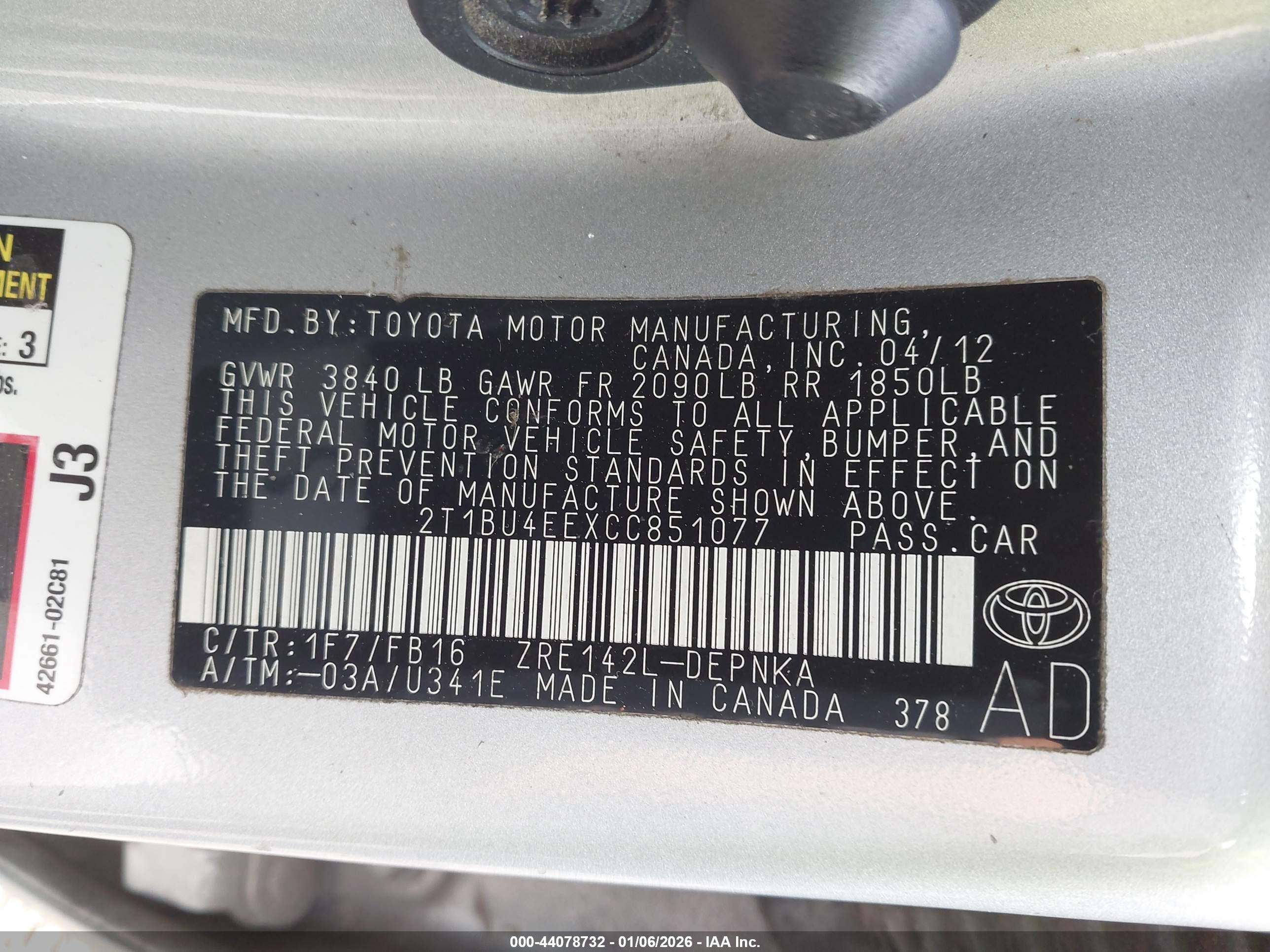 TOYOTA COROLLA image 9