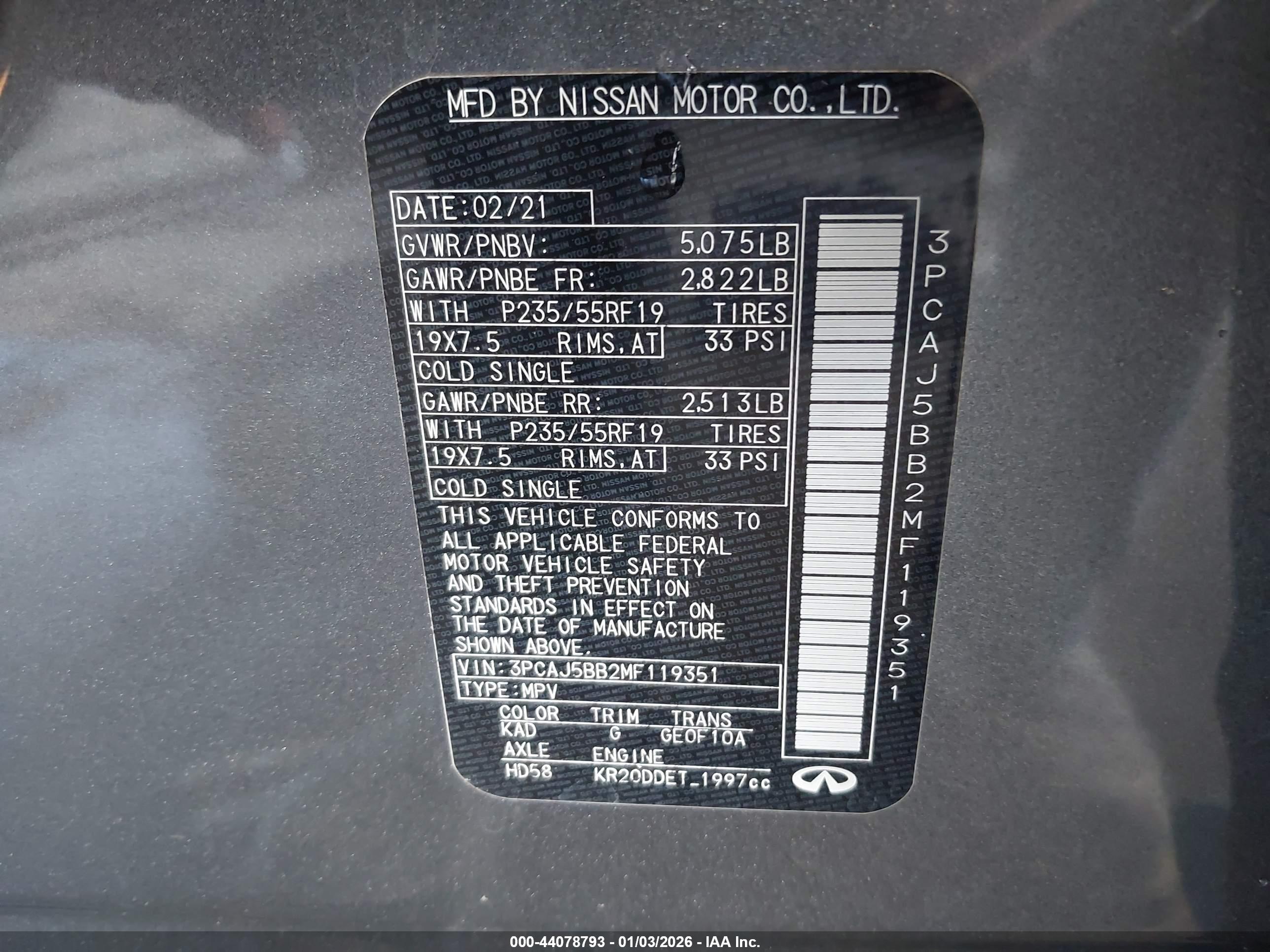 INFINITI QX50 image 9