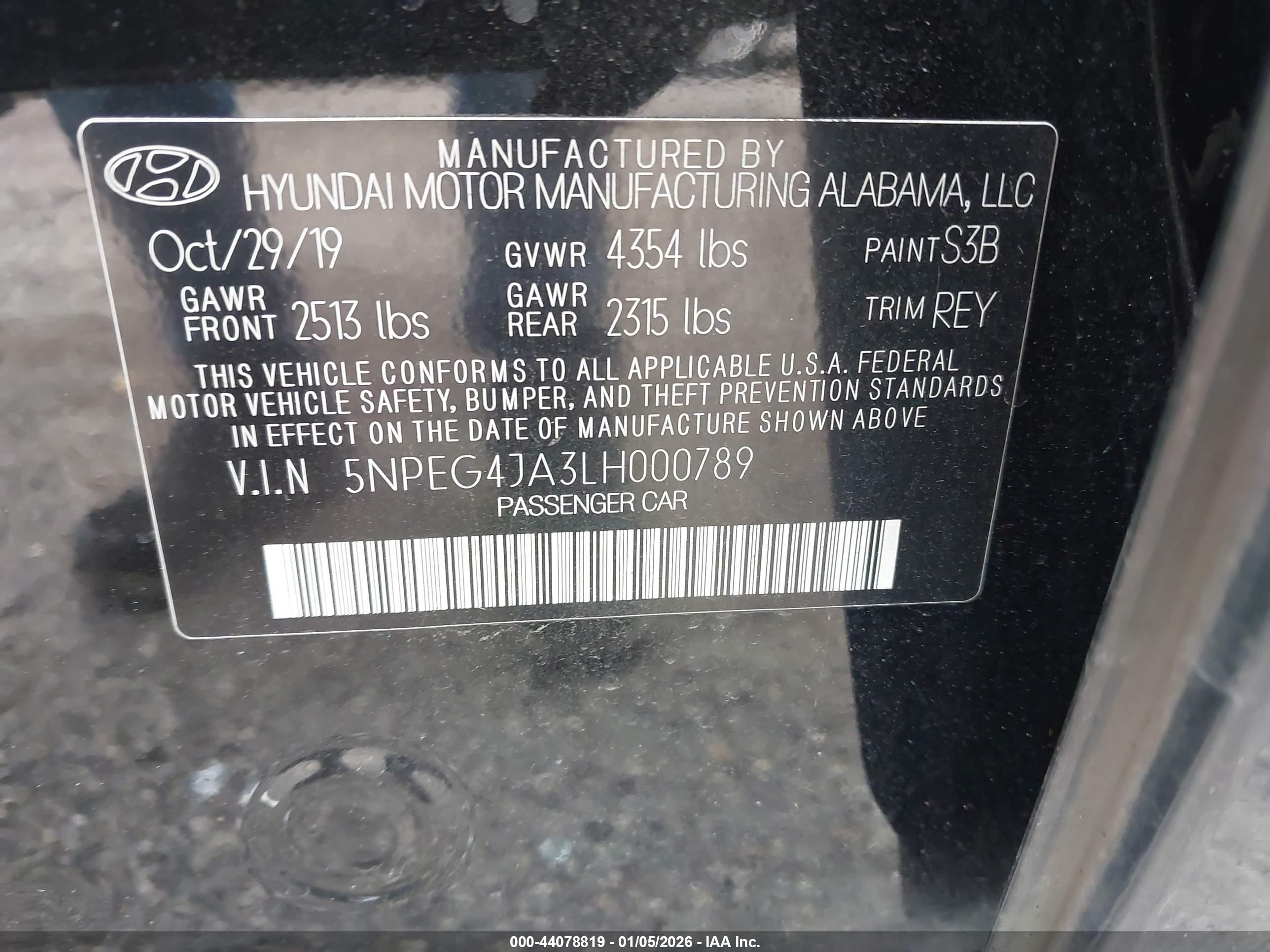 HYUNDAI SONATA image 9
