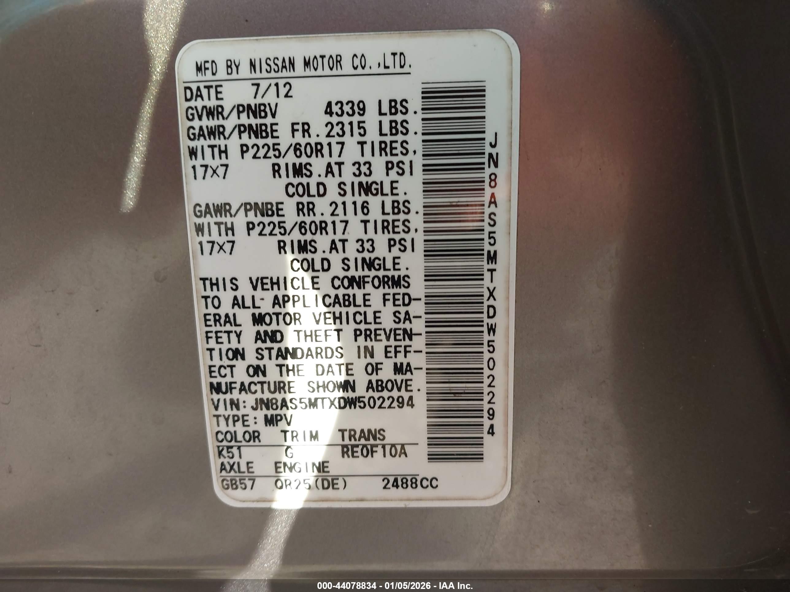 NISSAN ROGUE image 9