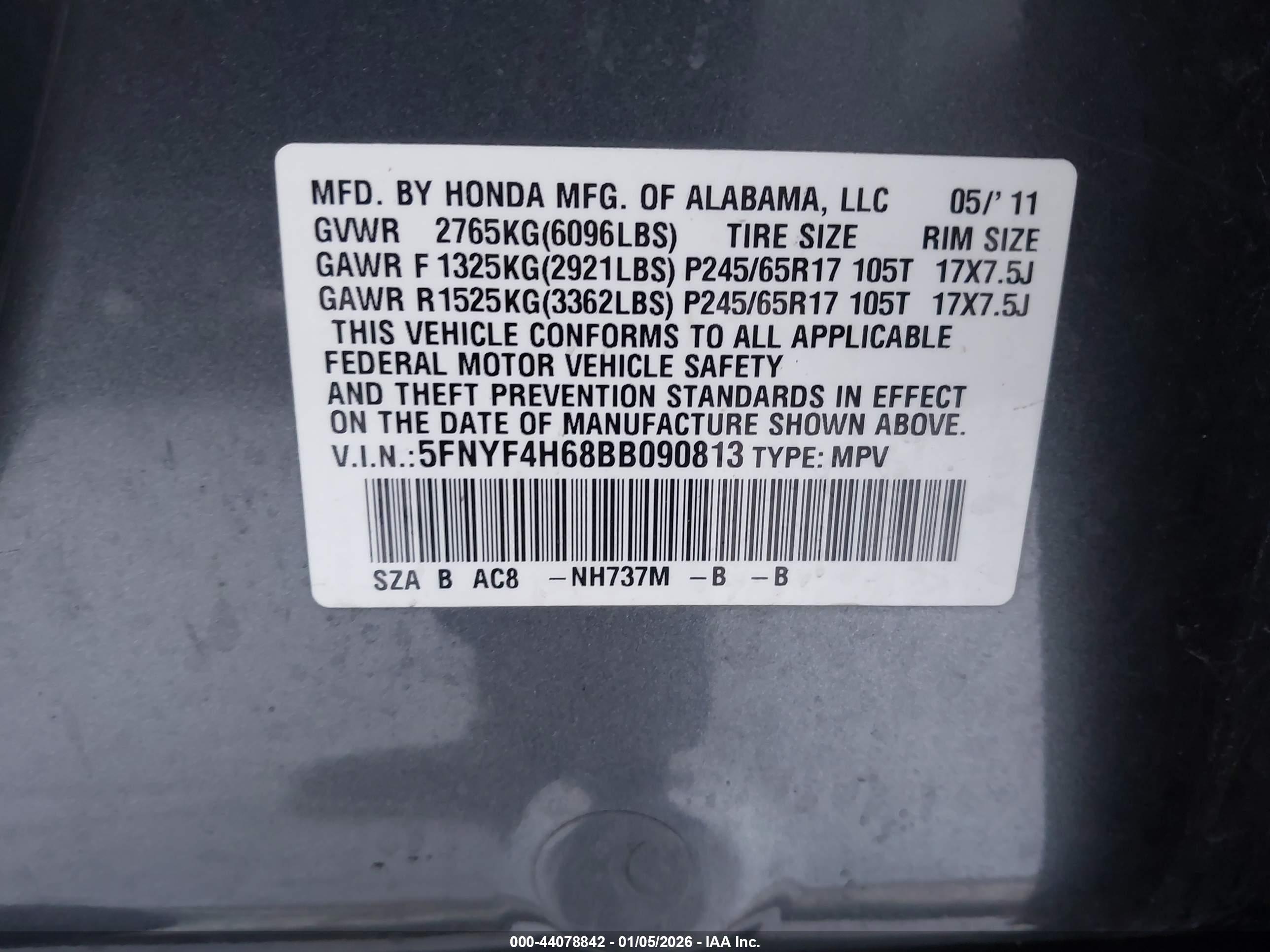 HONDA PILOT image 9