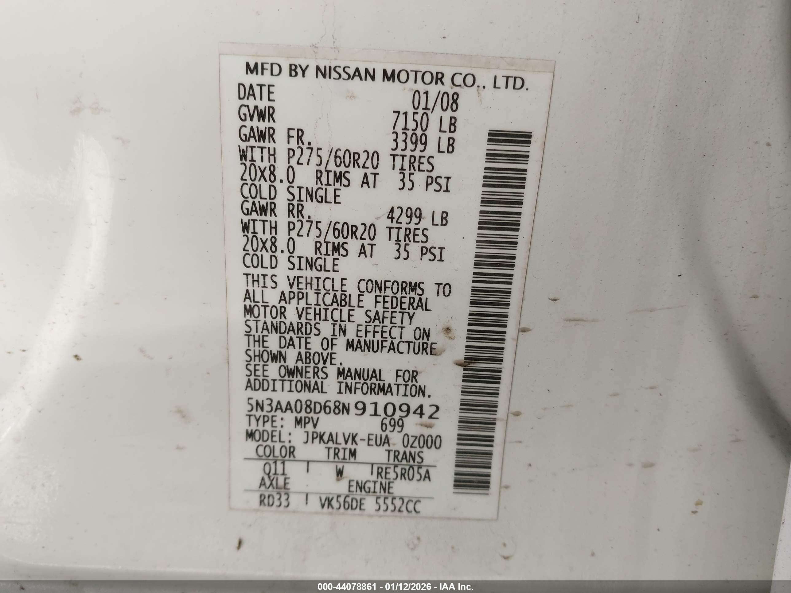 INFINITI QX56 image 9