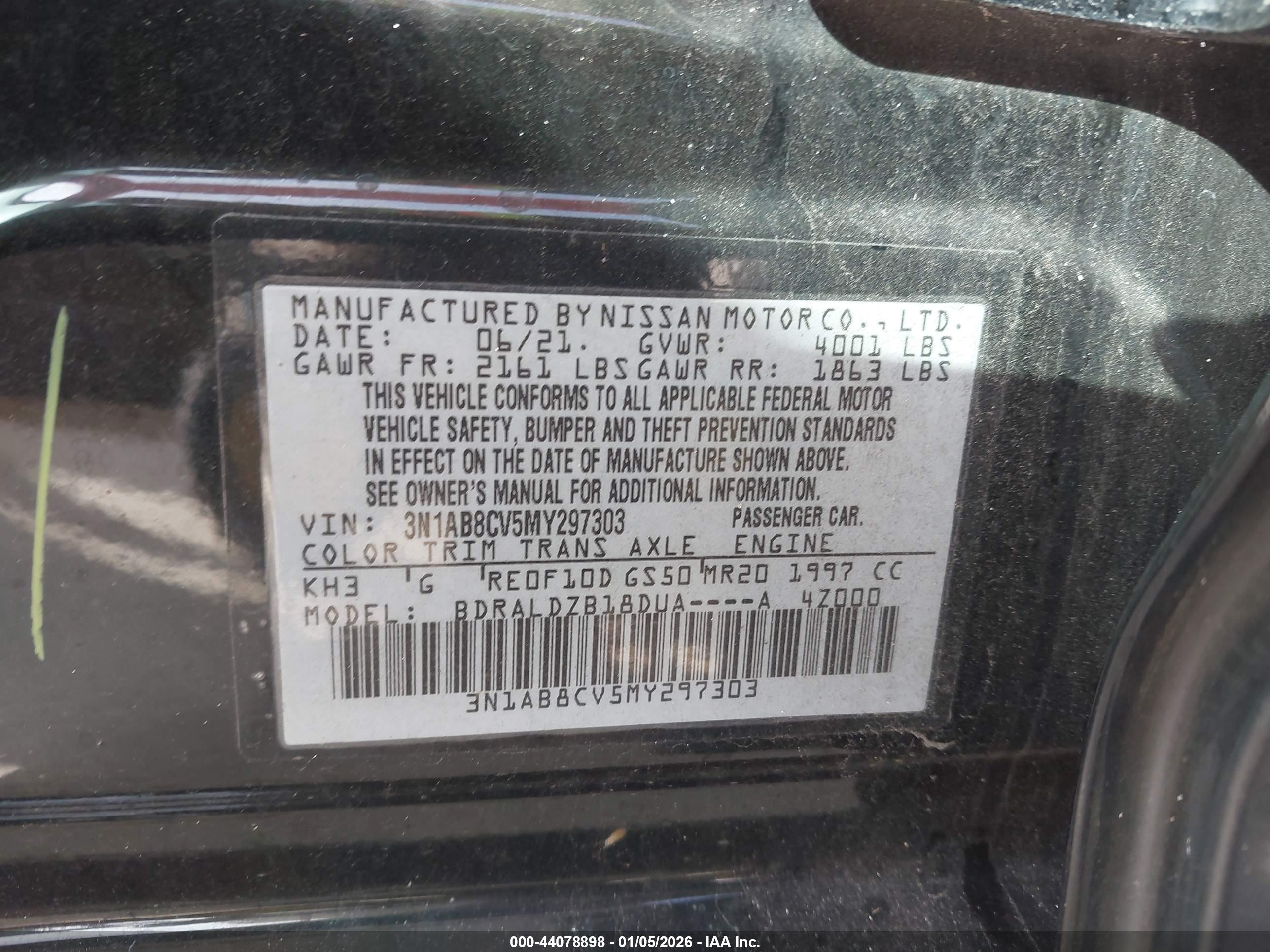 NISSAN SENTRA image 9