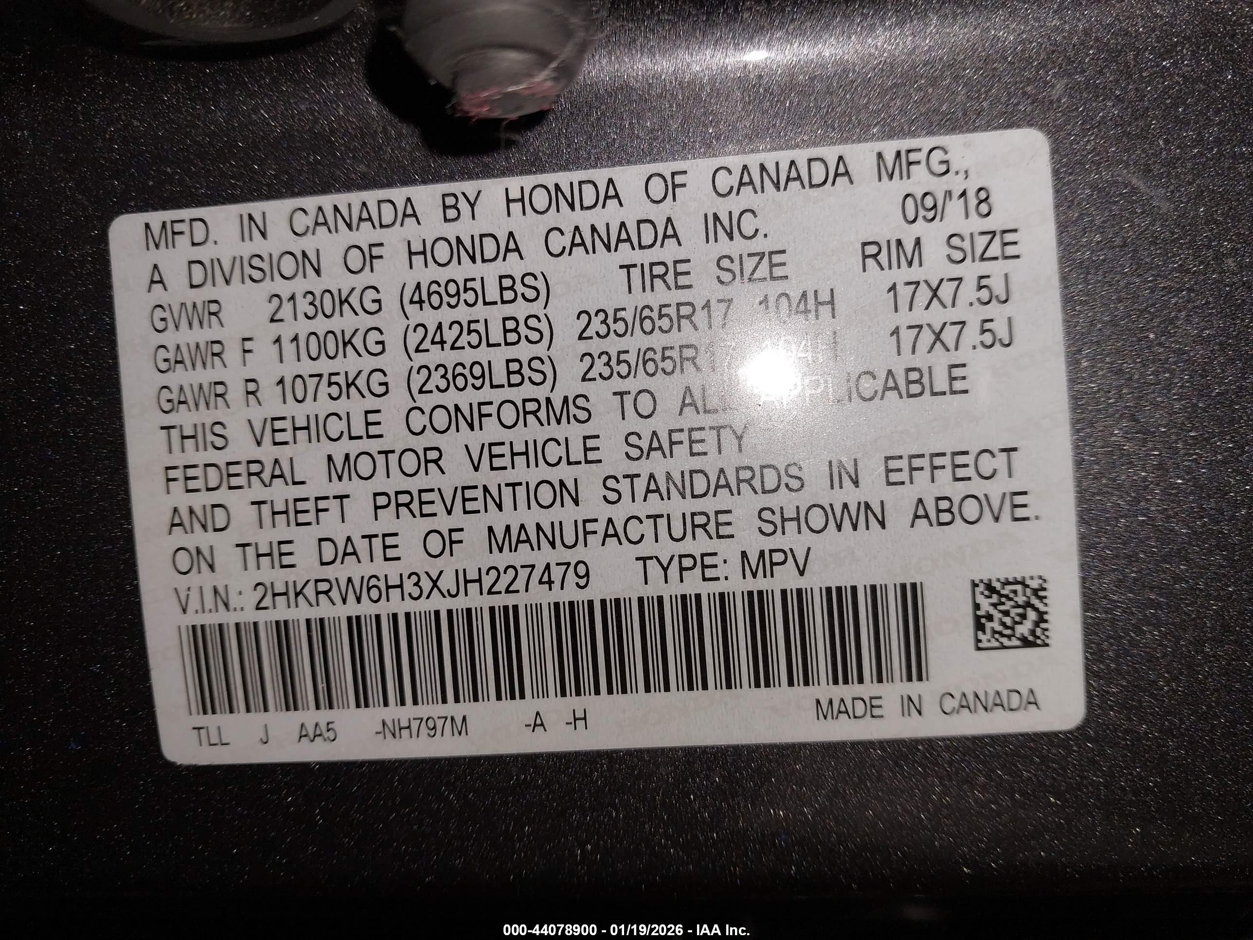 HONDA CR-V image 9