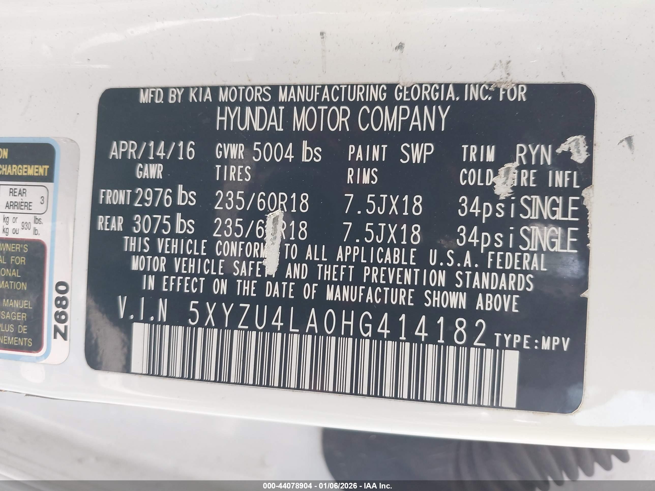 HYUNDAI SANTA image 9