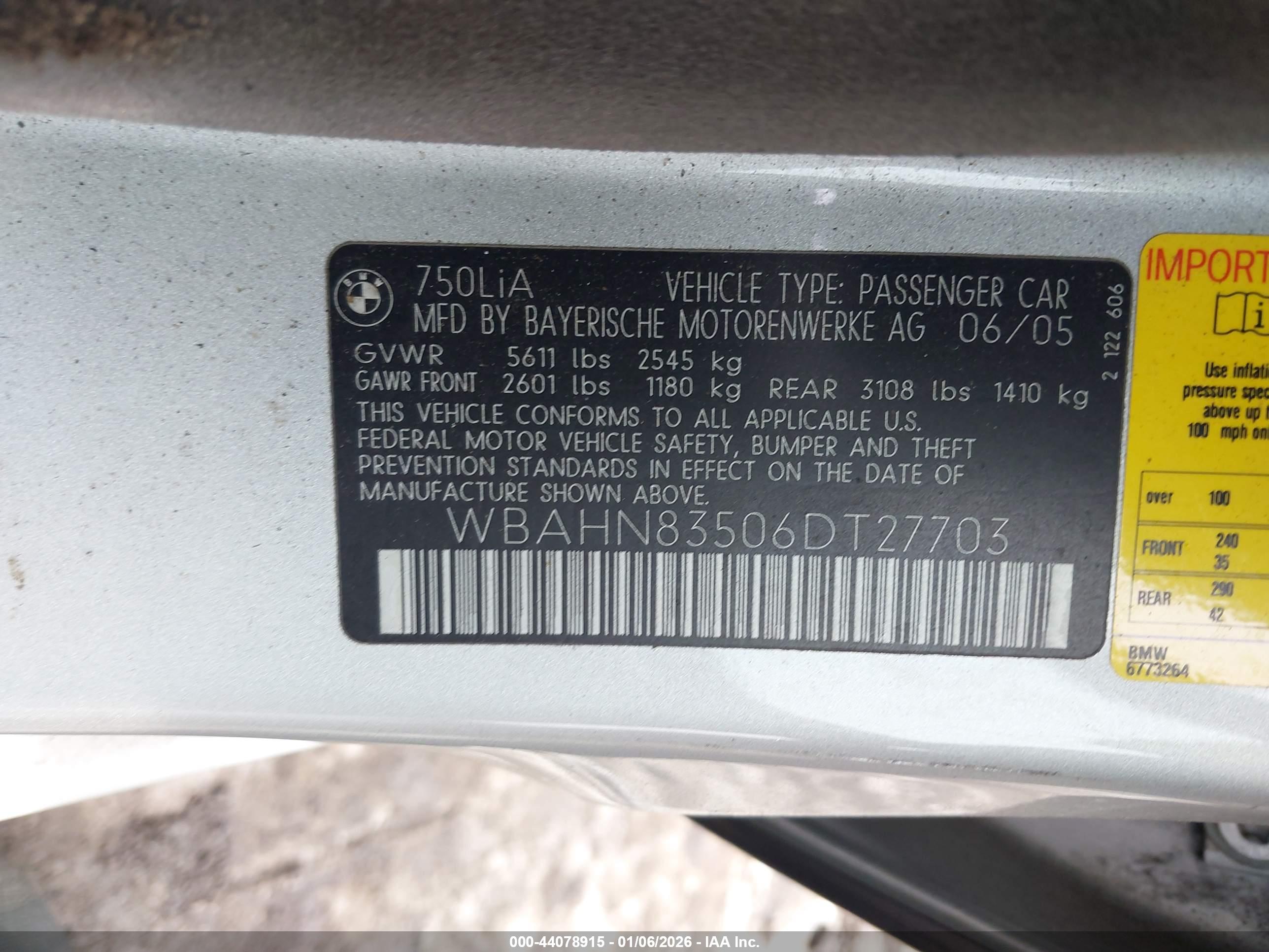 BMW 750LI image 9