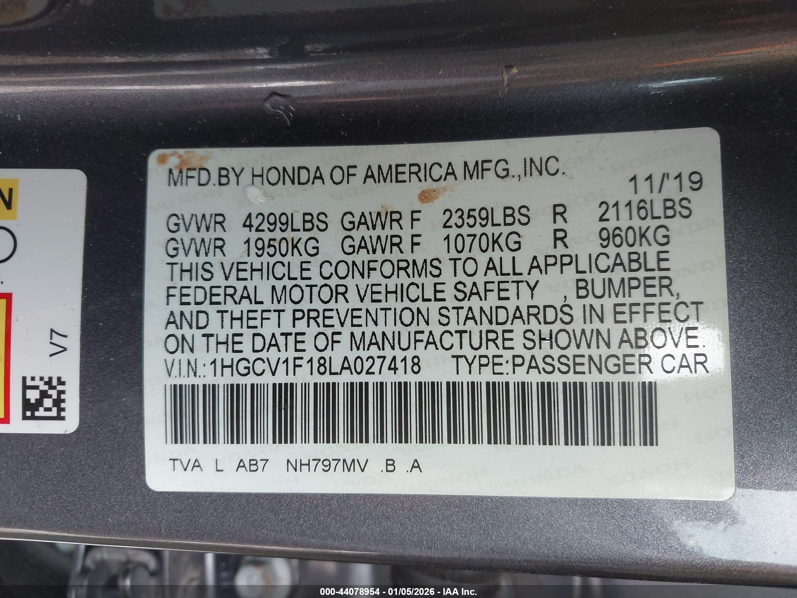 HONDA ACCORD image 9
