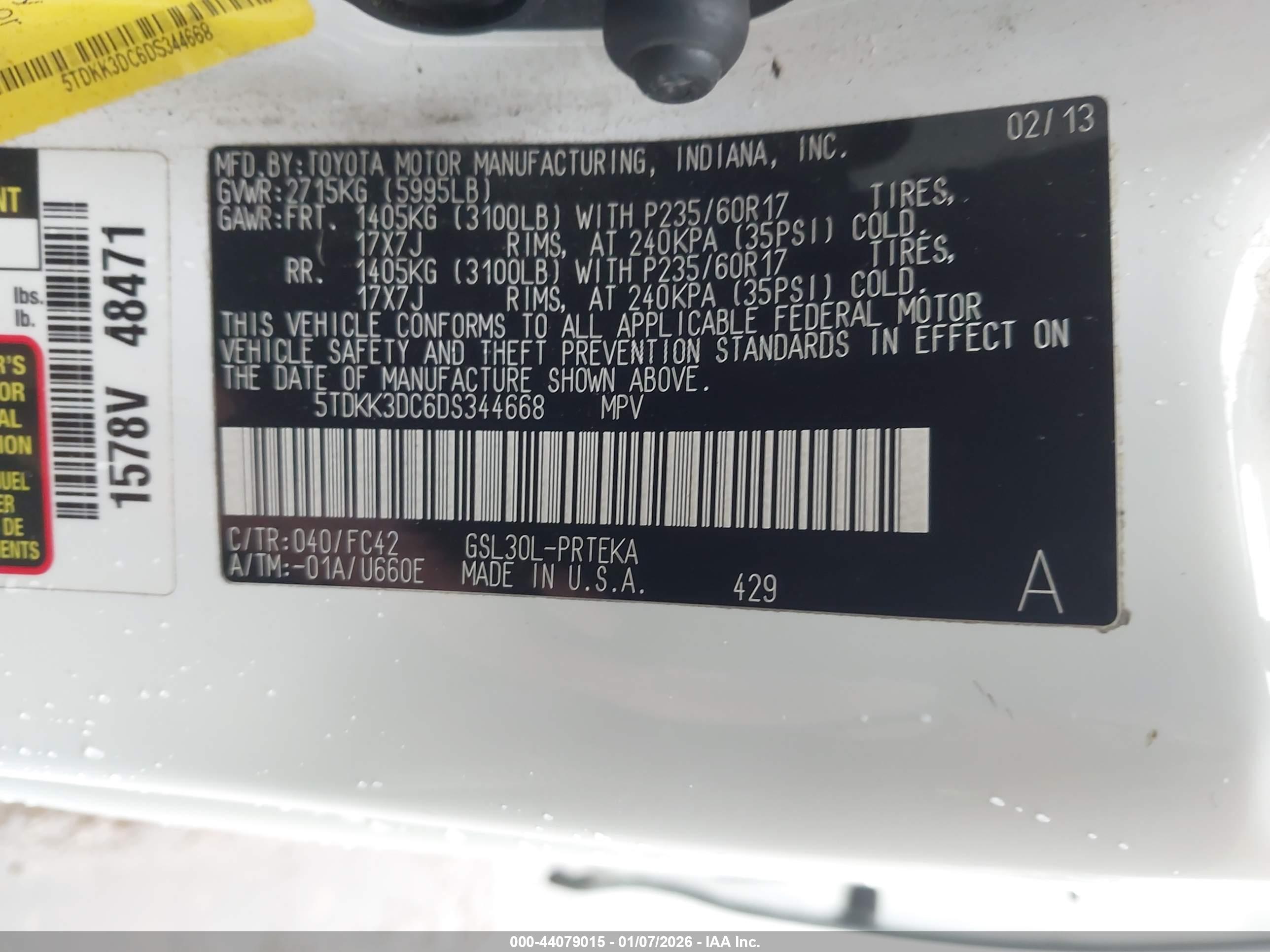 TOYOTA SIENNA image 9