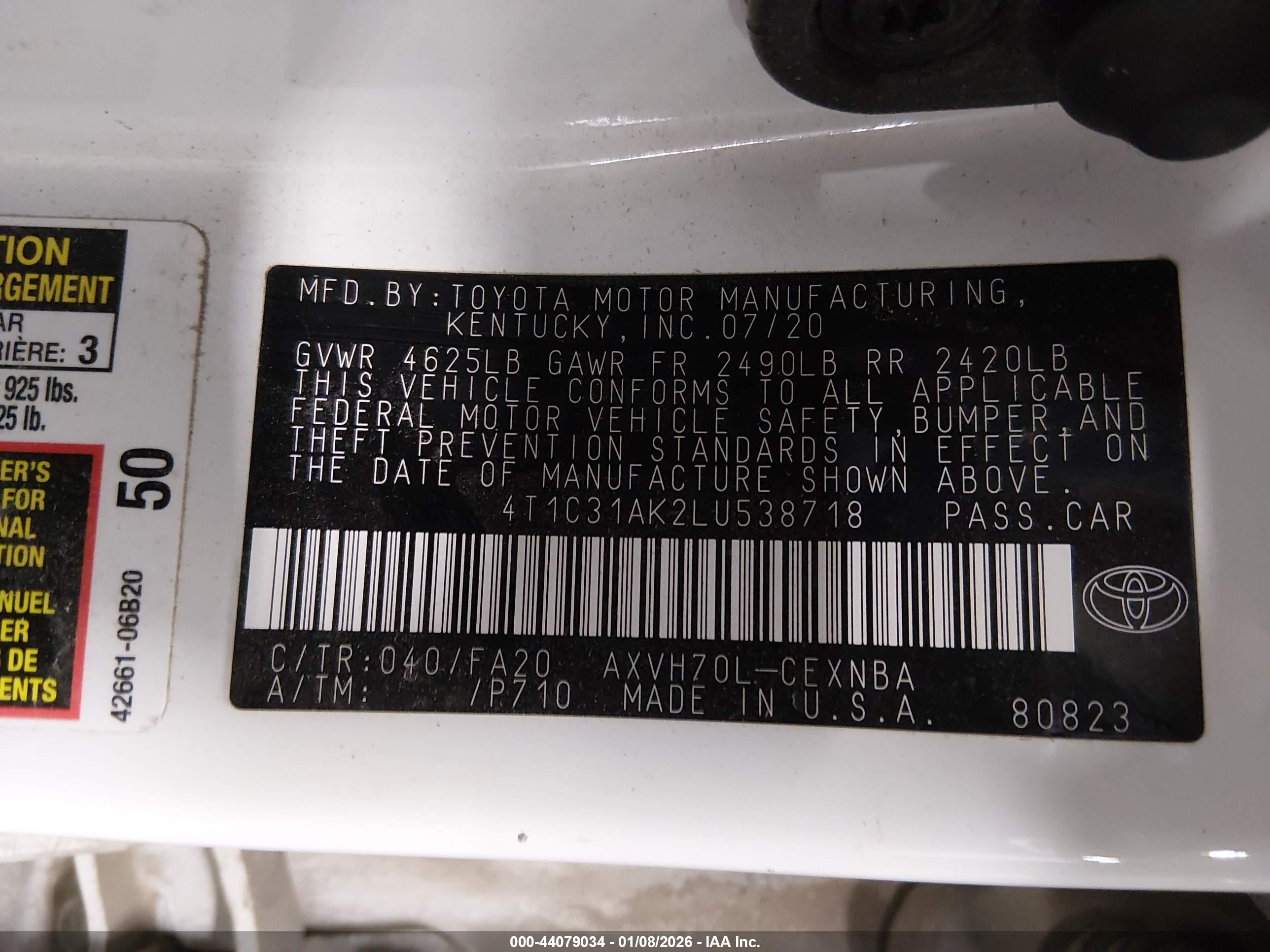 TOYOTA CAMRY image 9