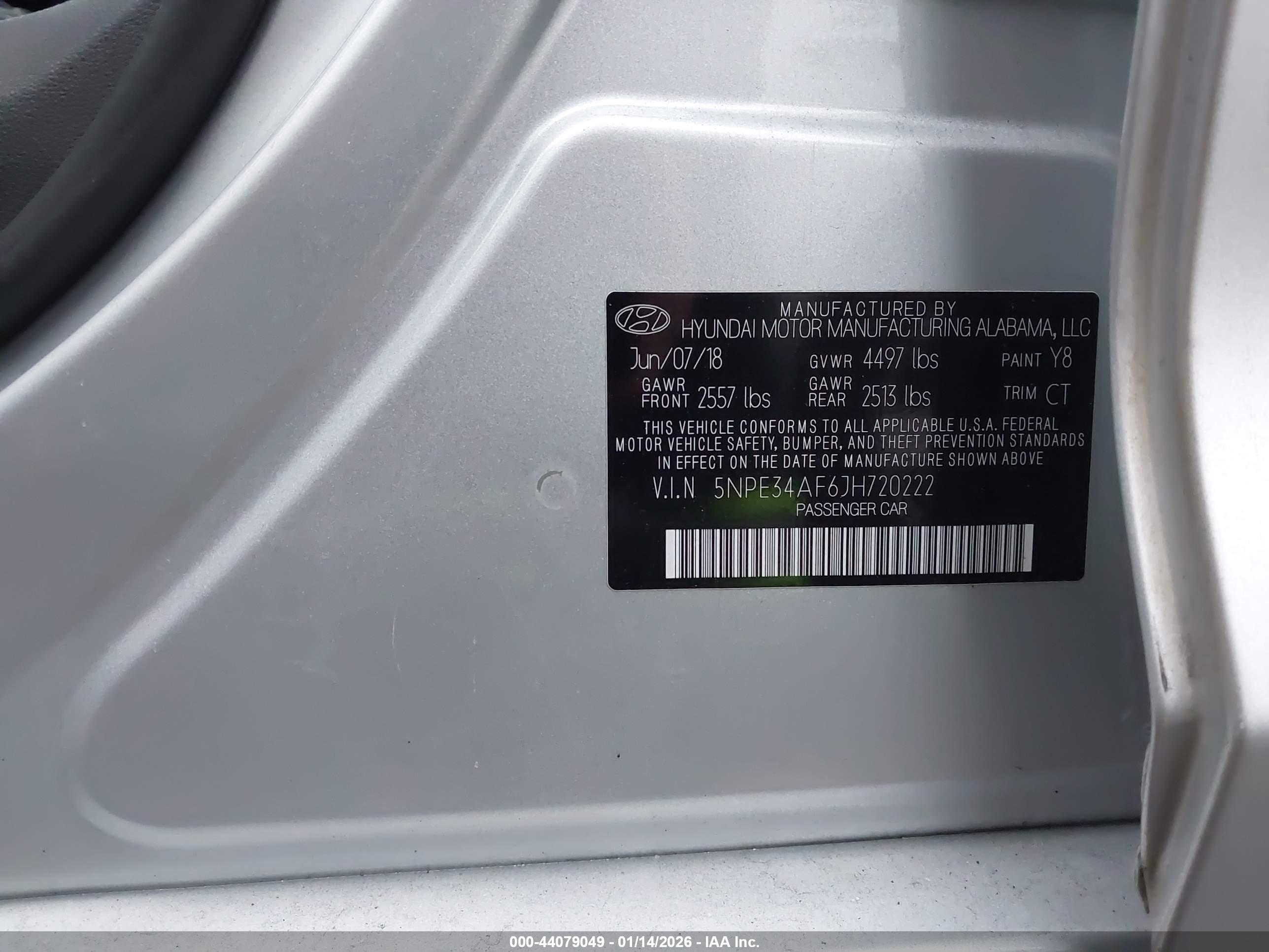 HYUNDAI SONATA image 9