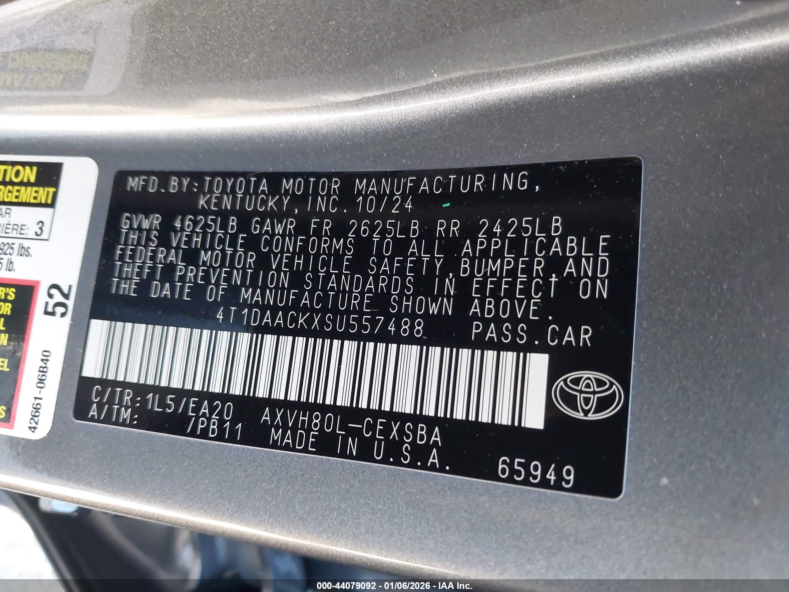 TOYOTA CAMRY image 9