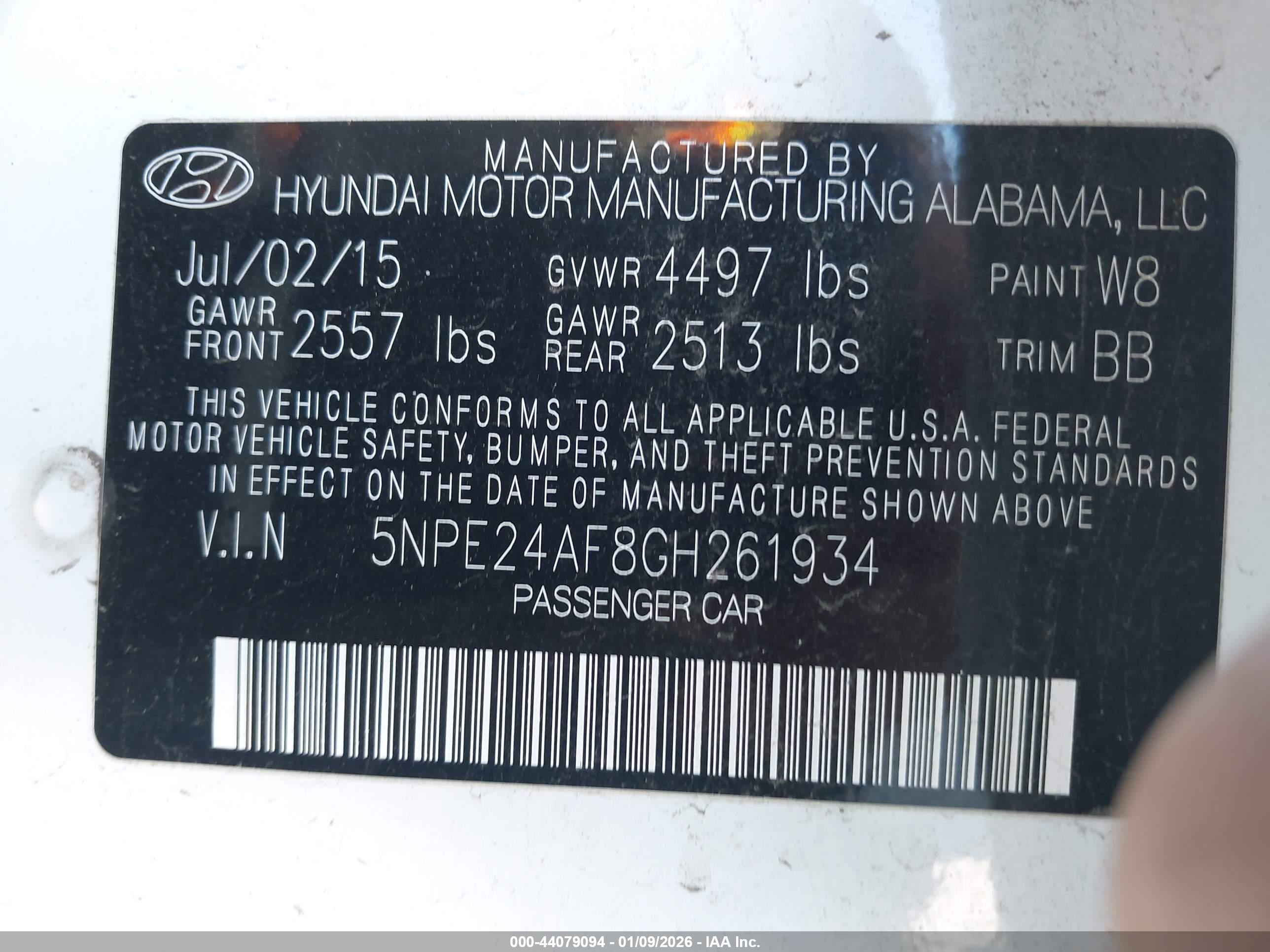 HYUNDAI SONATA image 9