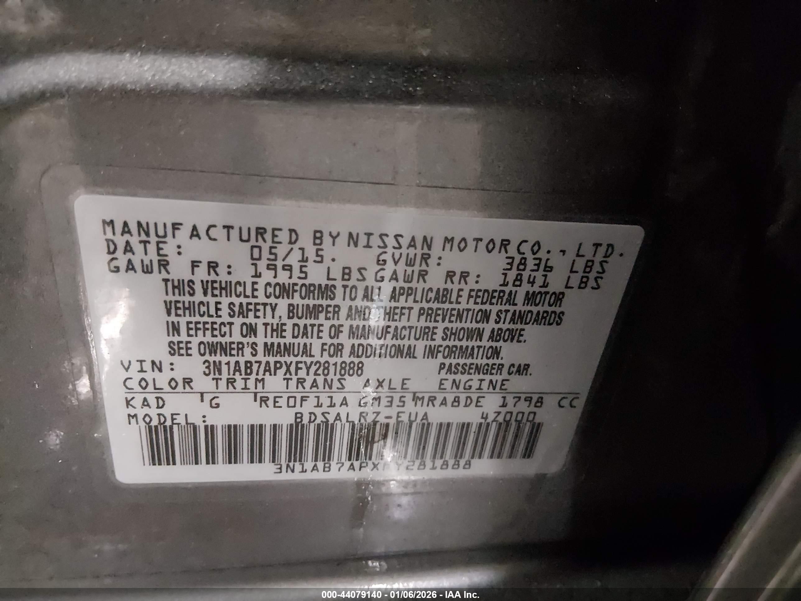 NISSAN SENTRA image 9