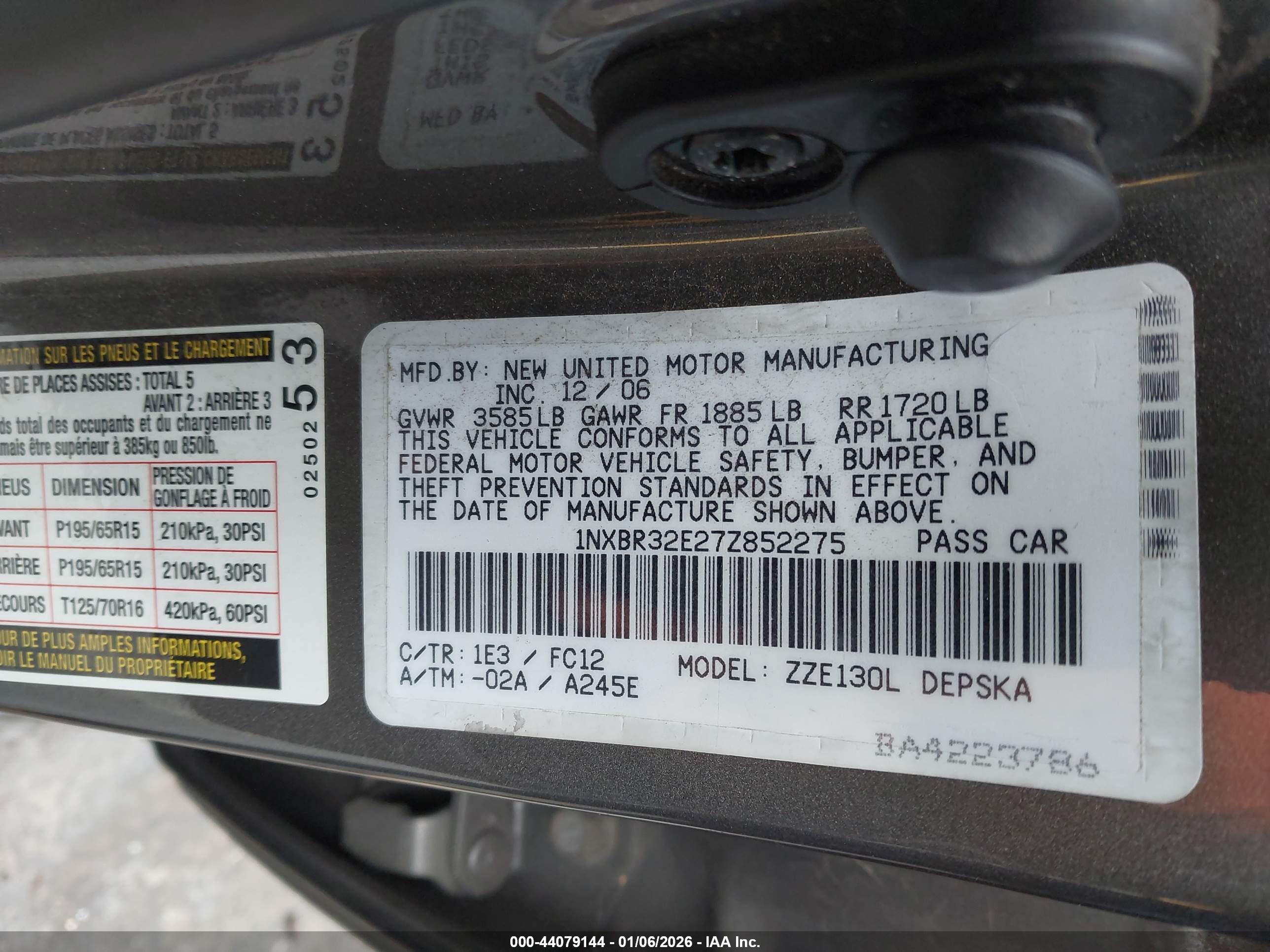 TOYOTA COROLLA image 9