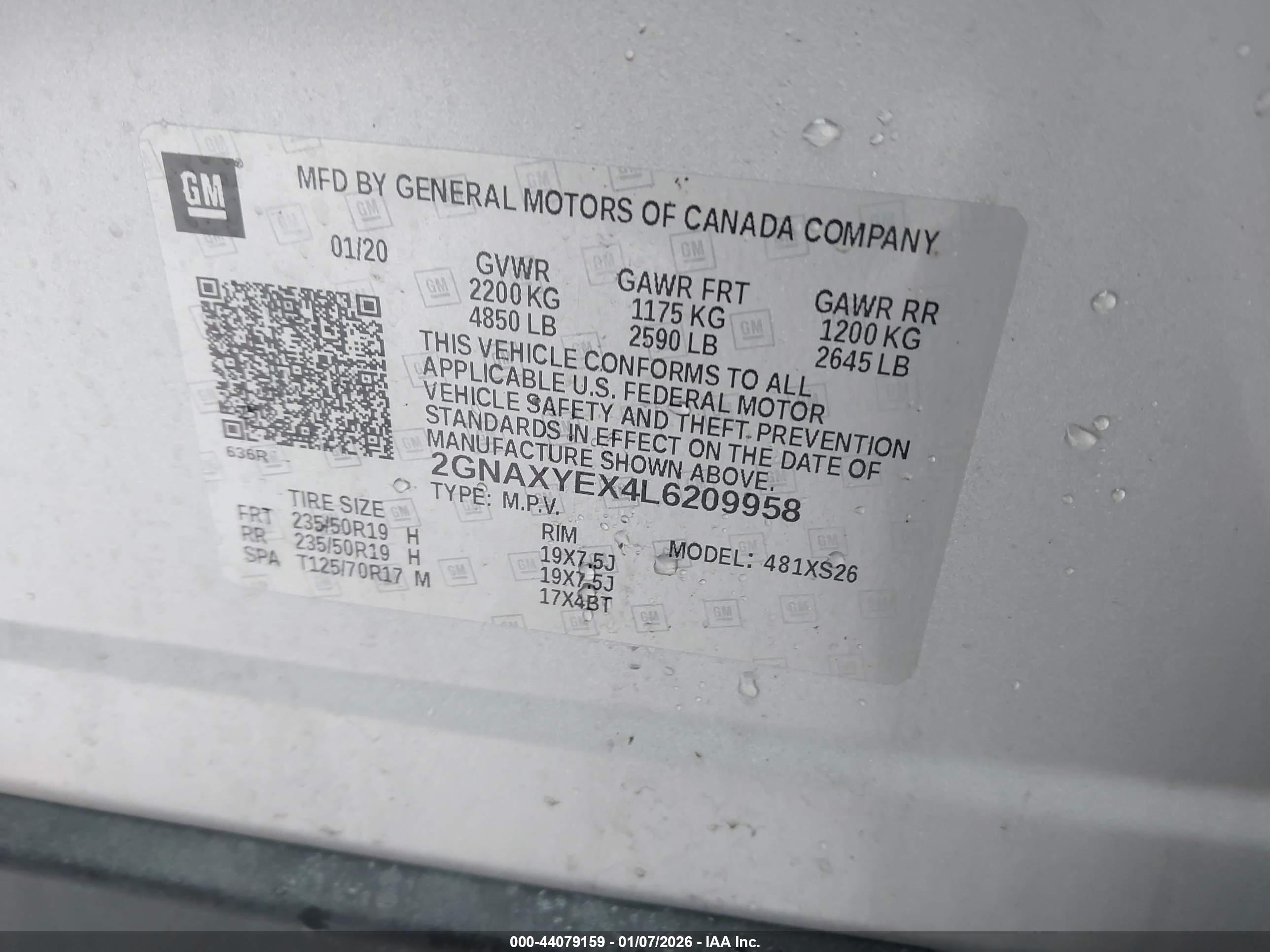 CHEVROLET EQUINOX image 9