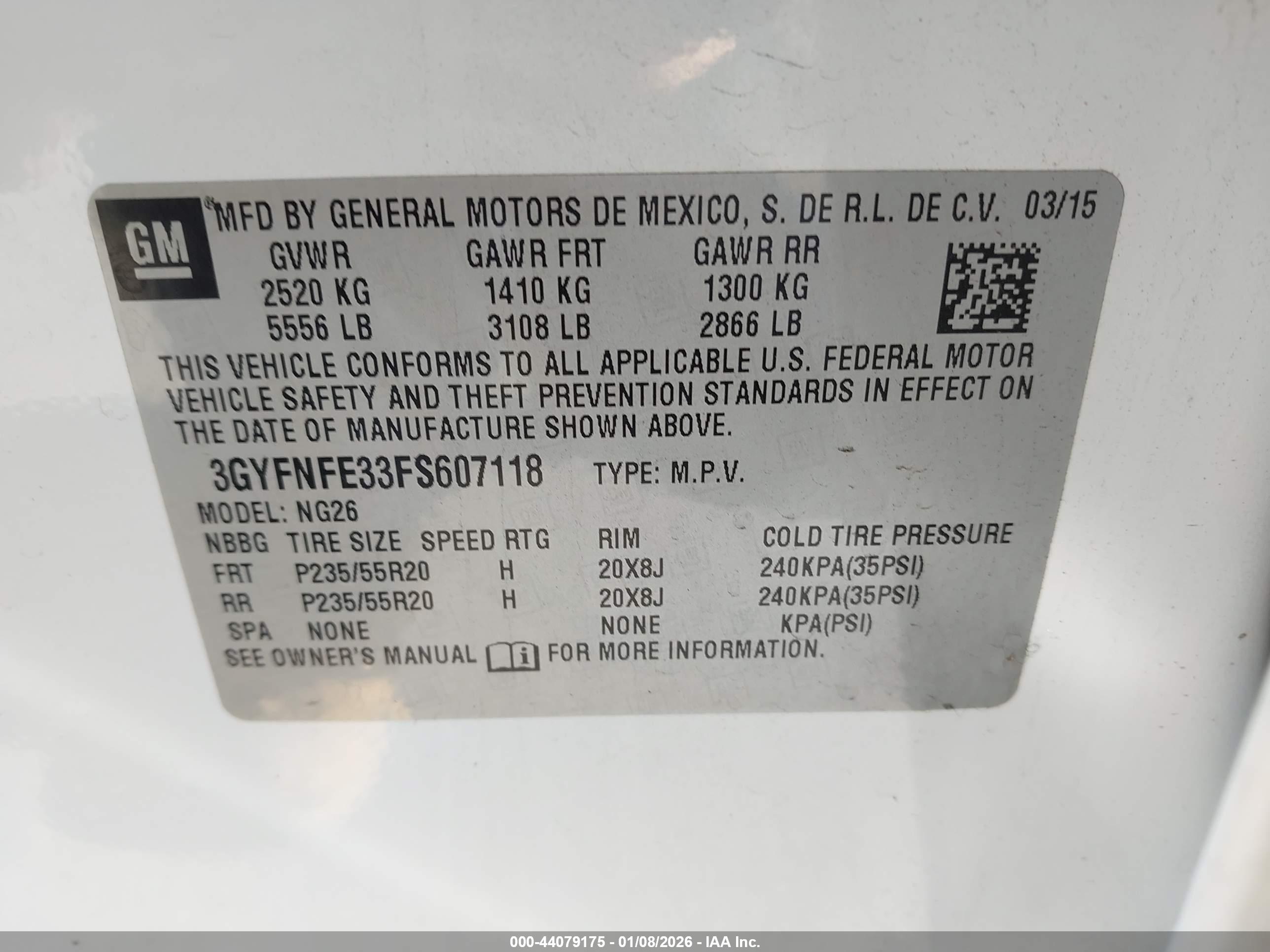 CADILLAC SRX image 9