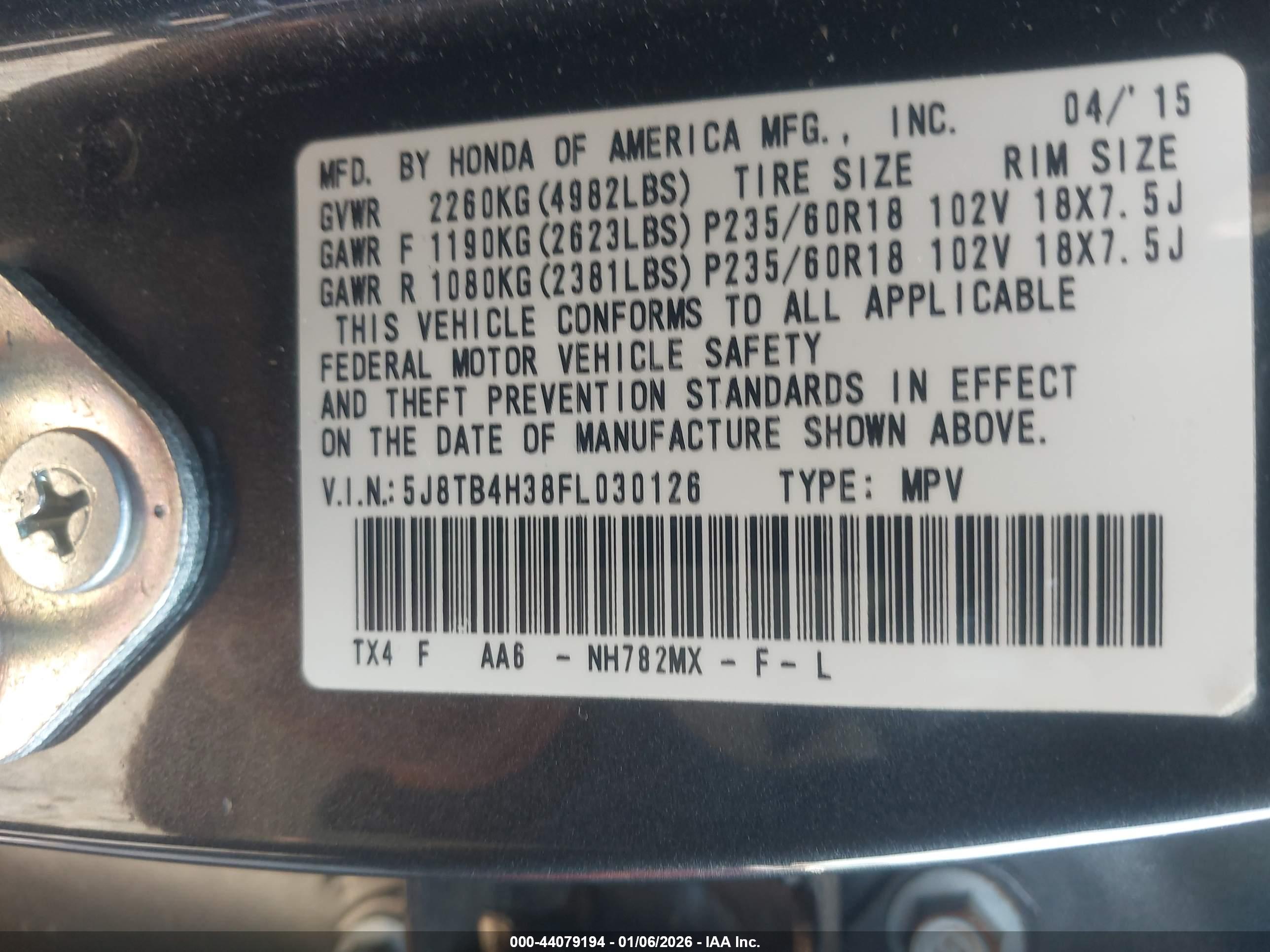 ACURA RDX image 9