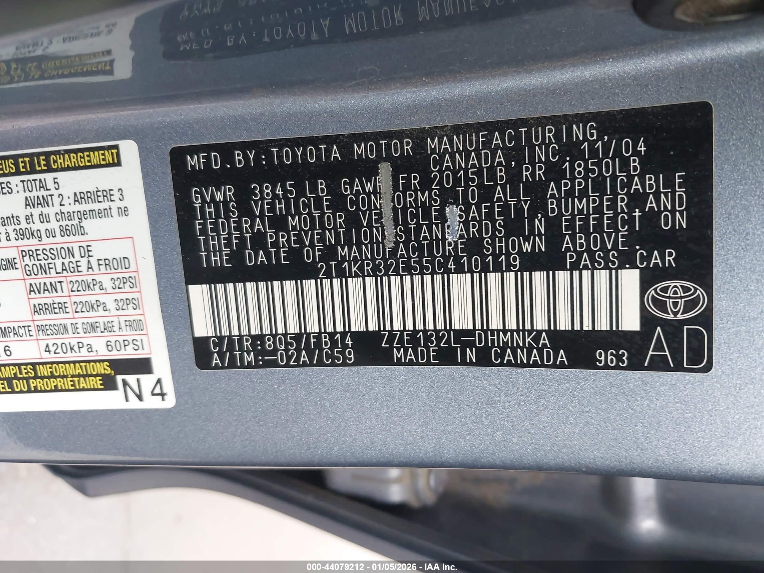 TOYOTA MATRIX image 9
