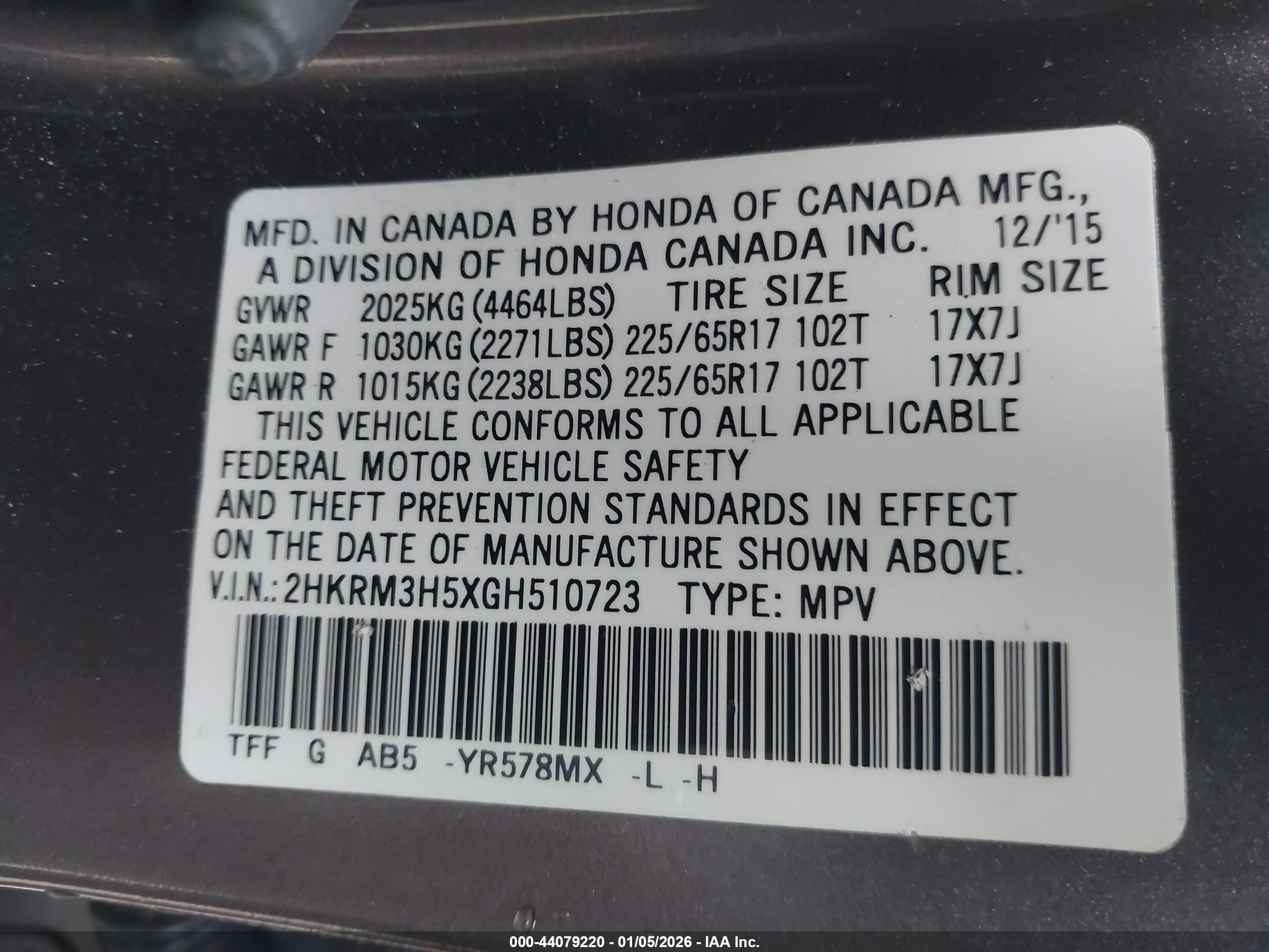 HONDA CR-V image 9