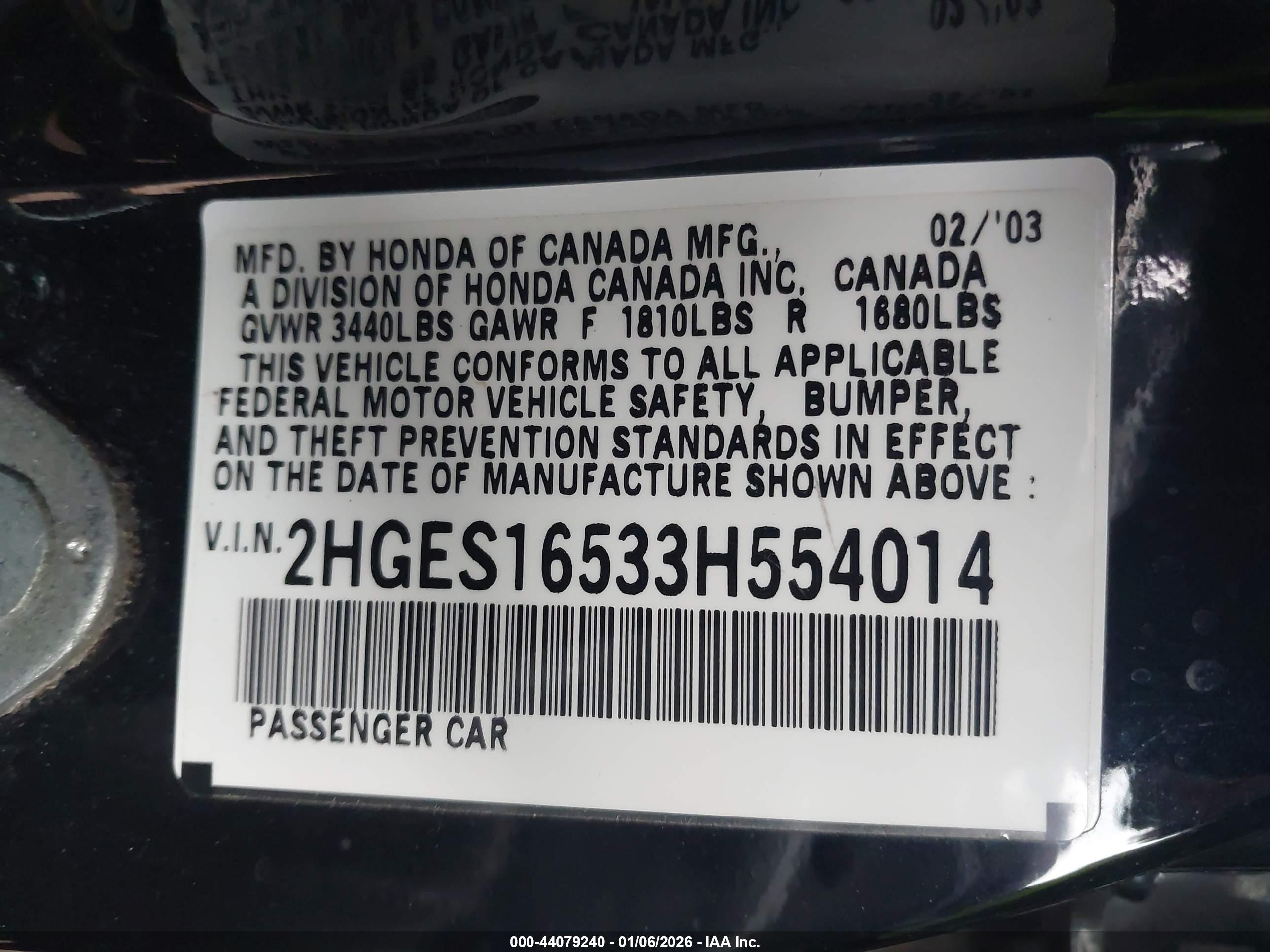 HONDA CIVIC image 9