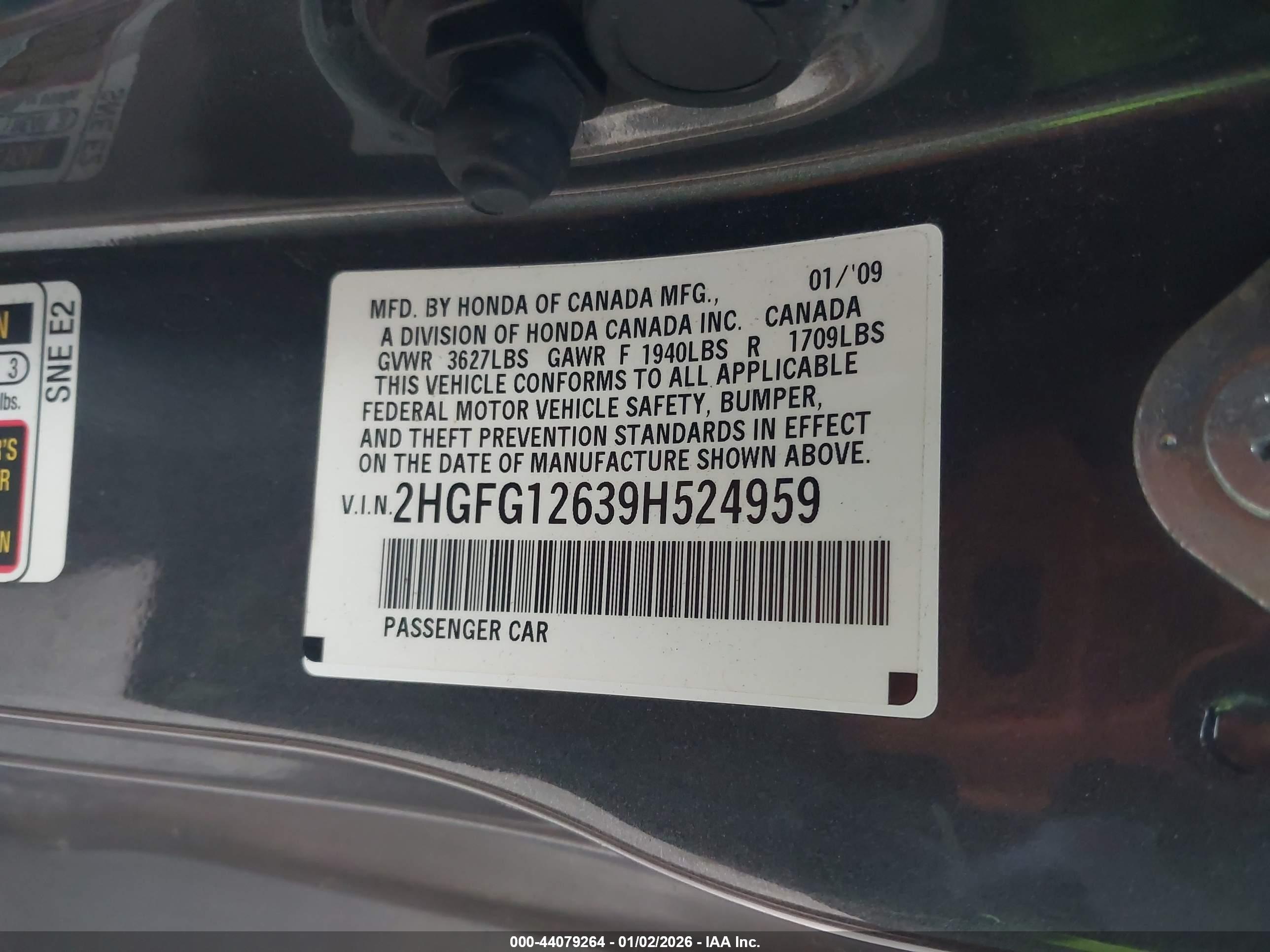 HONDA CIVIC image 9