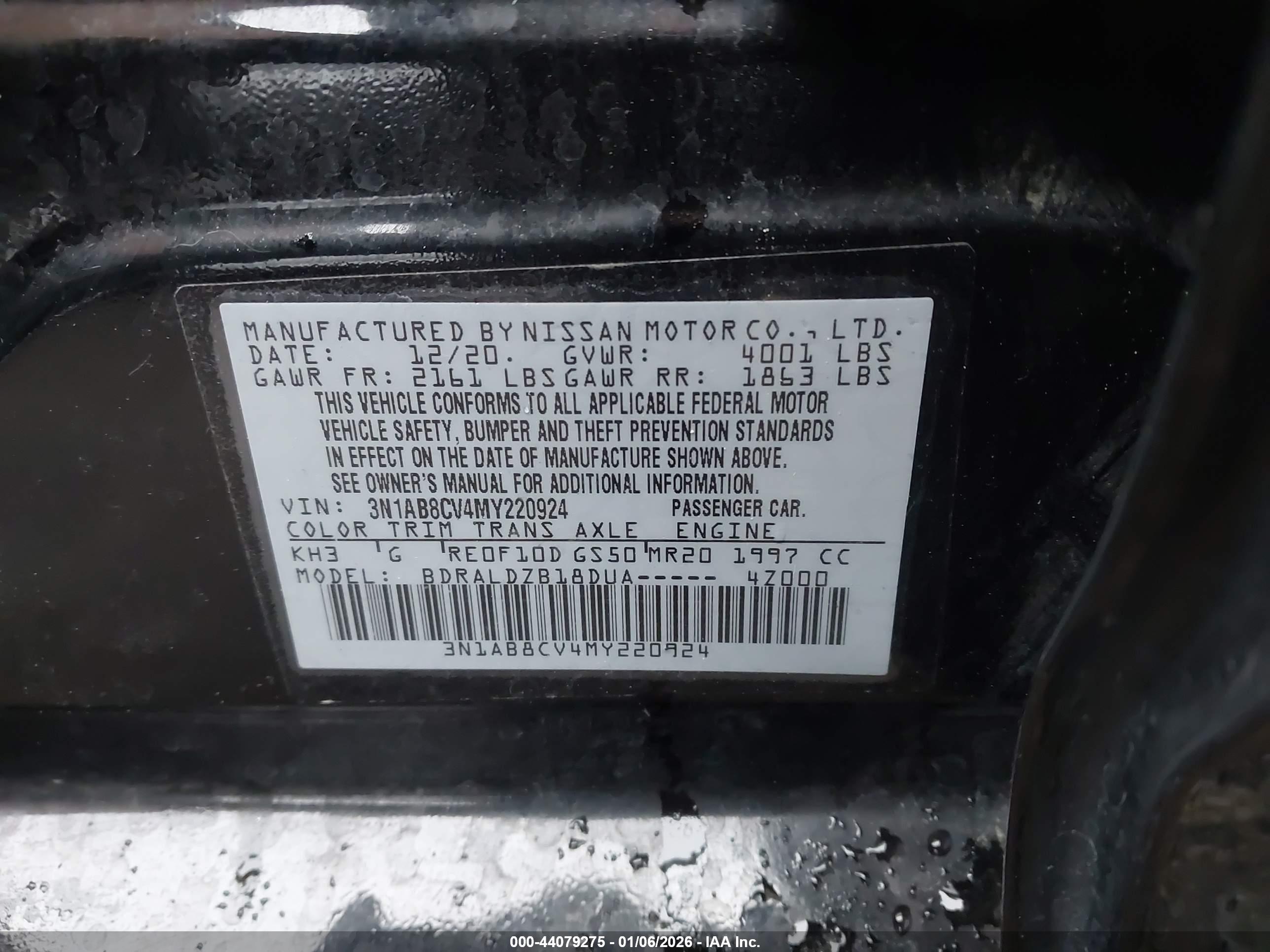 NISSAN SENTRA image 9