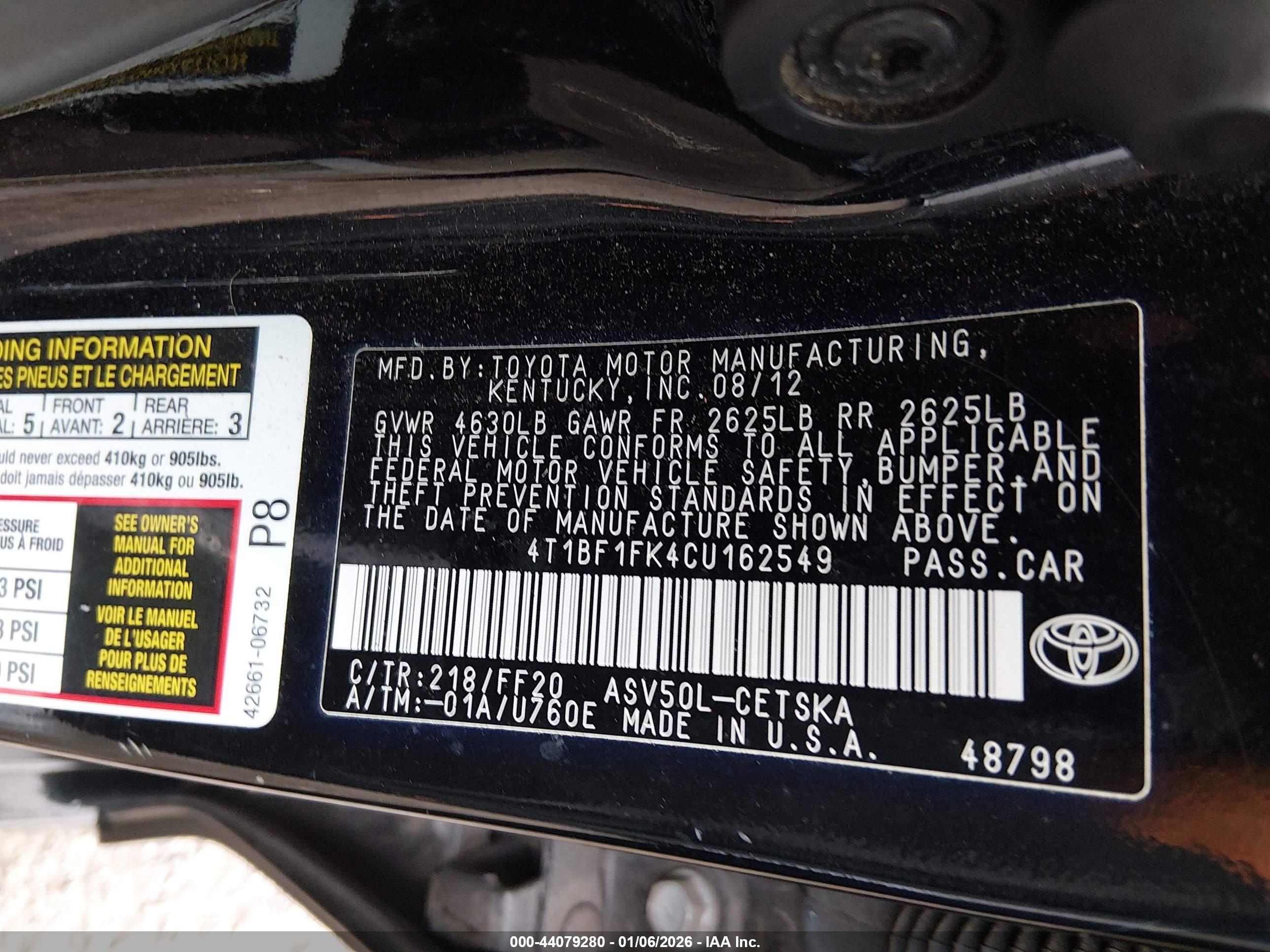 TOYOTA CAMRY image 9