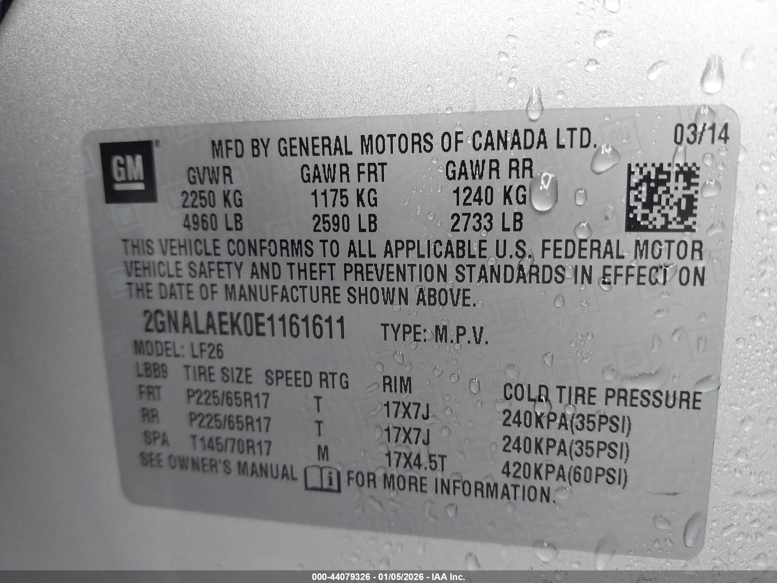 CHEVROLET EQUINOX image 9