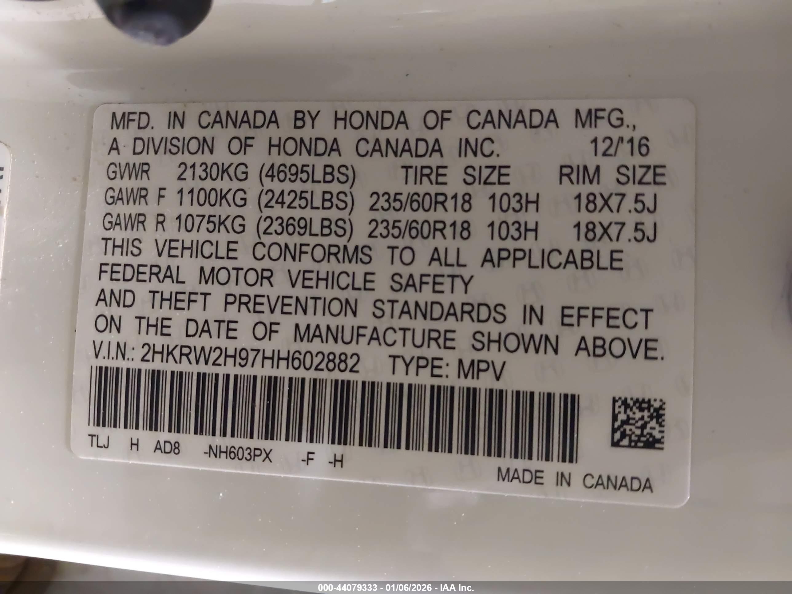 HONDA CR-V image 9