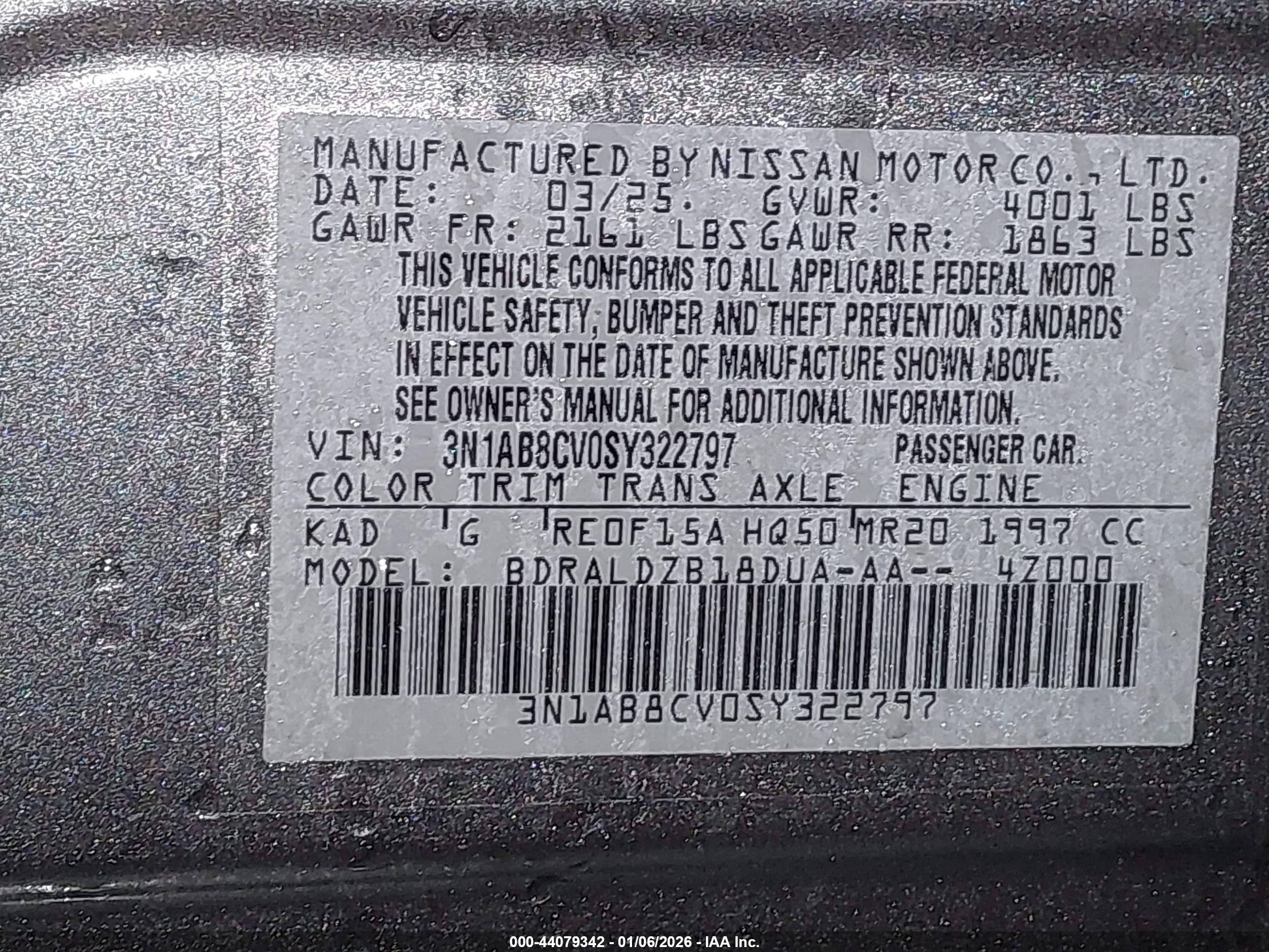 NISSAN SENTRA image 9