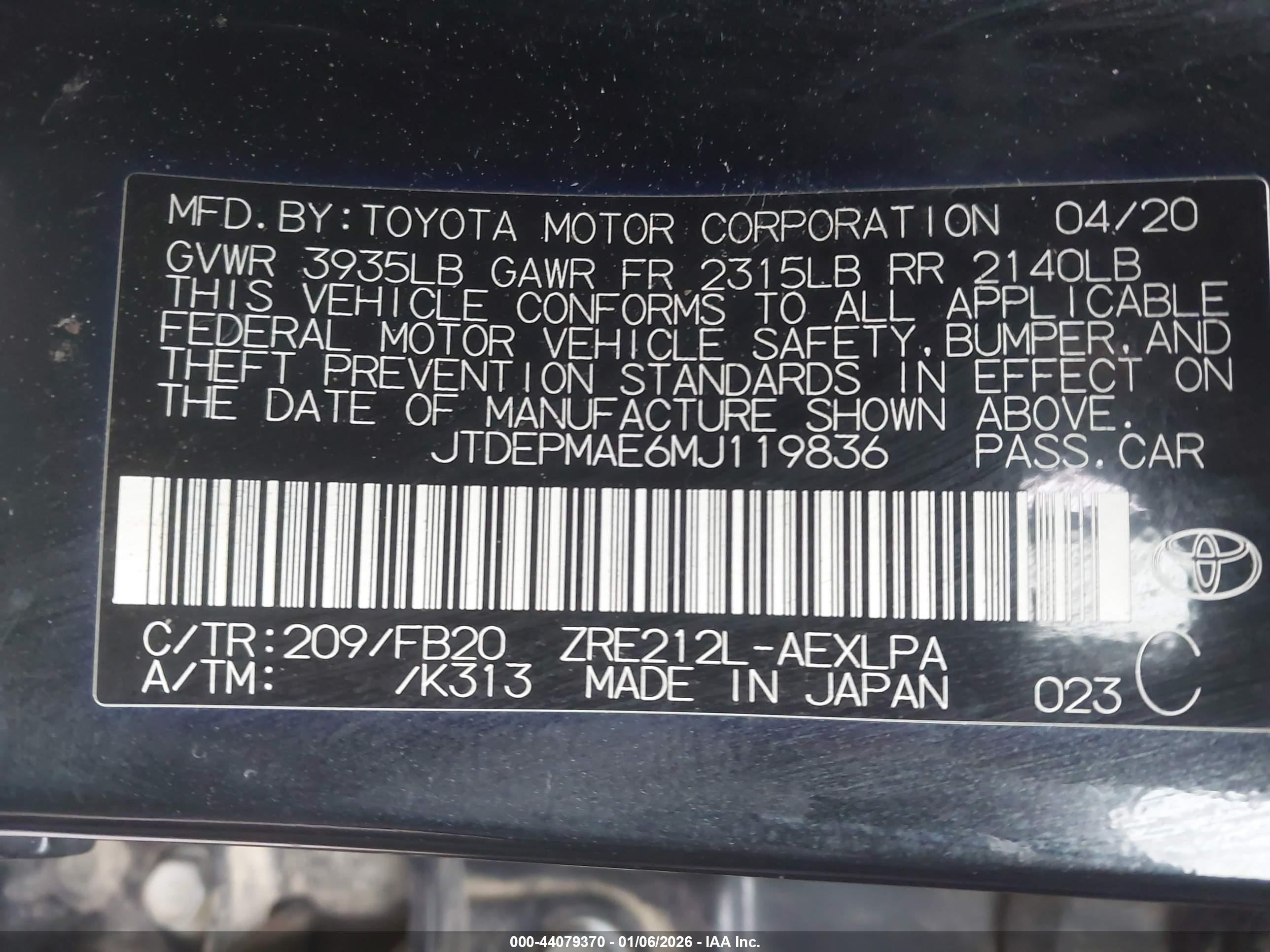 TOYOTA COROLLA image 9