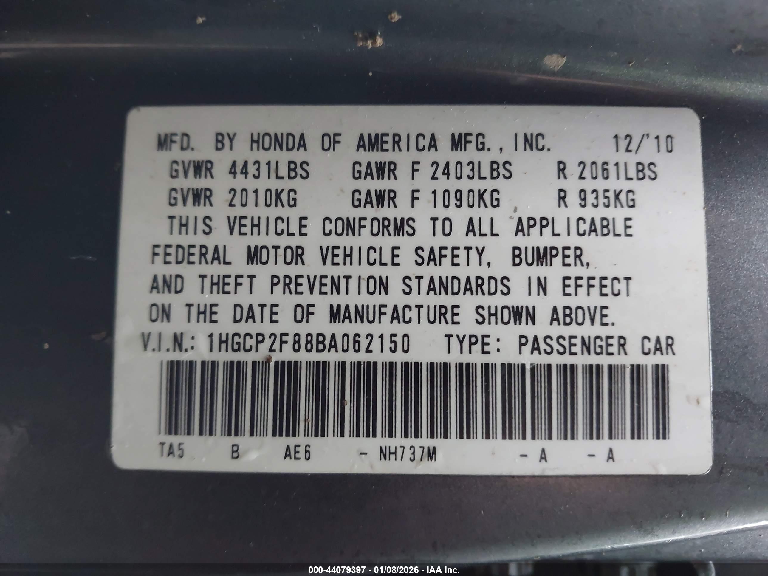 HONDA ACCORD image 9