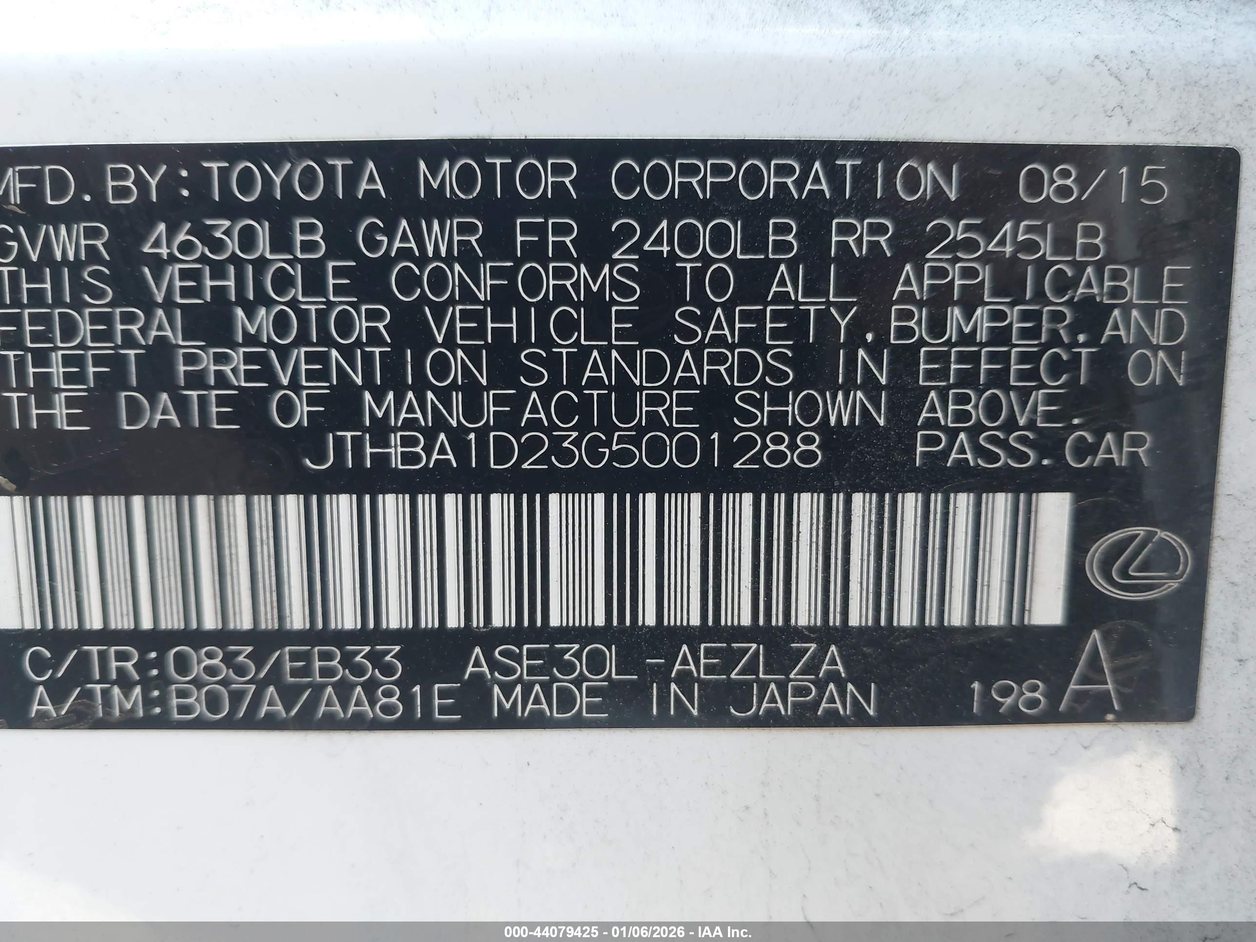 LEXUS IS image 9