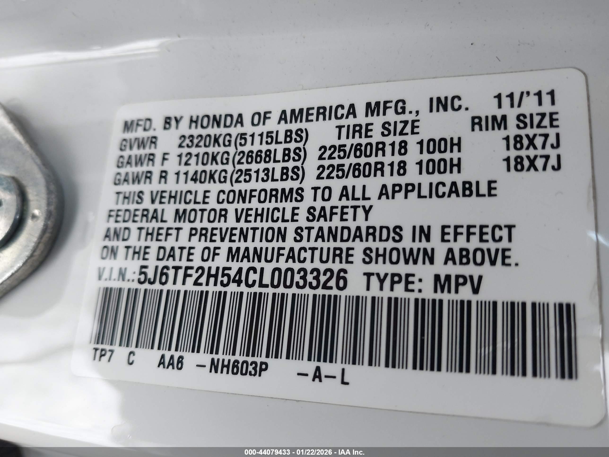 HONDA CROSSTOUR image 9