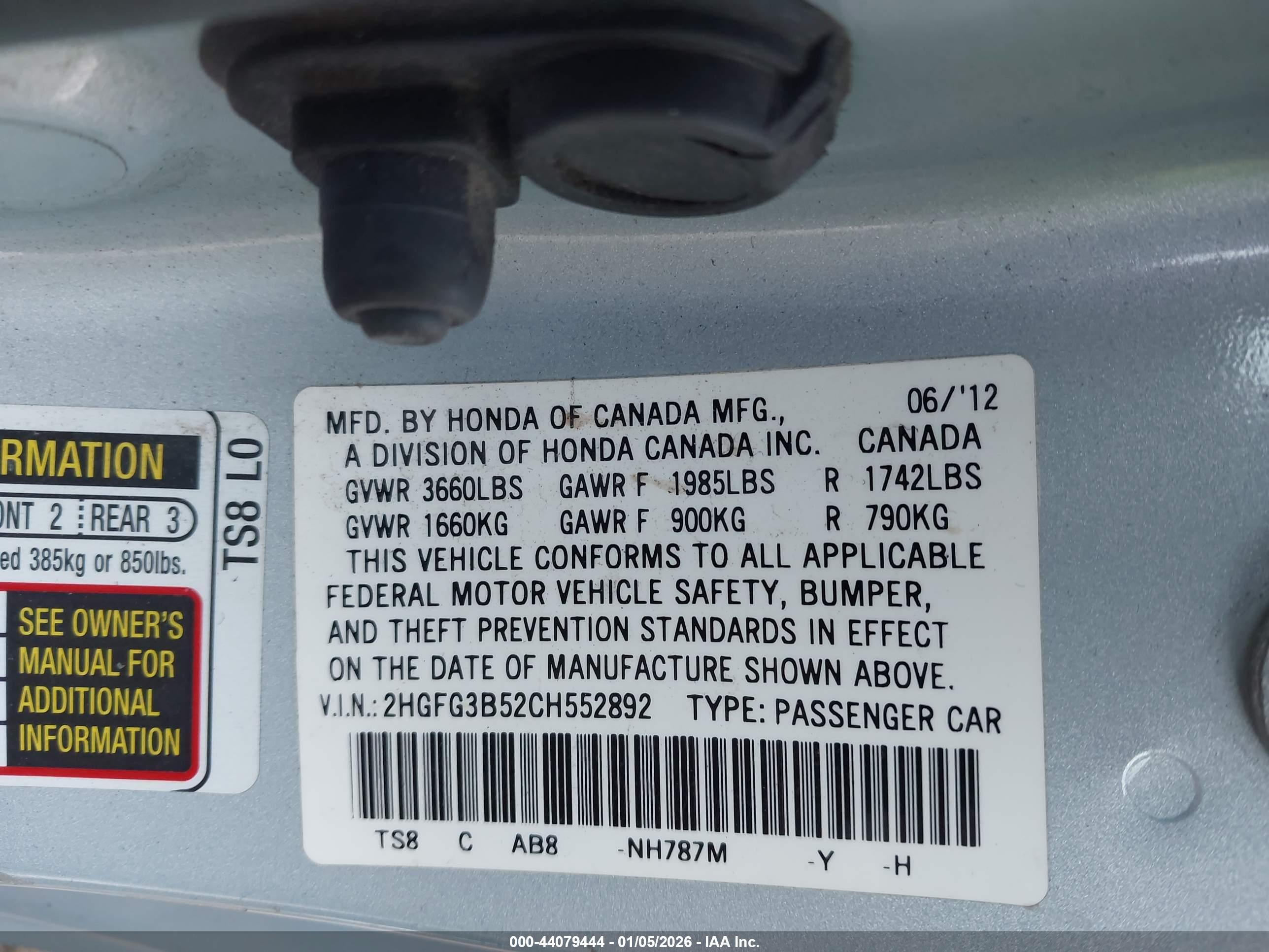 HONDA CIVIC image 9