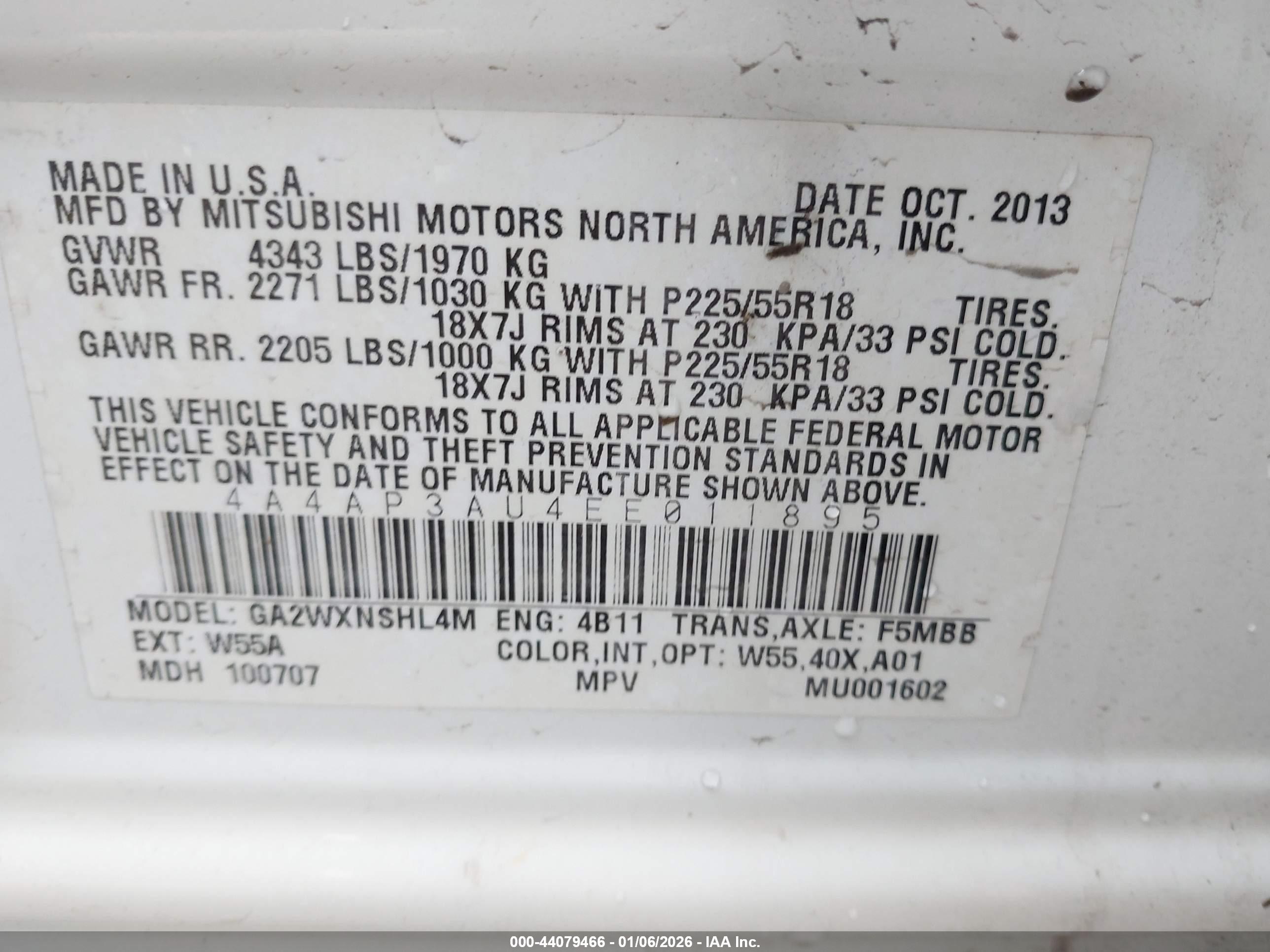 MITSUBISHI OUTLANDER image 9