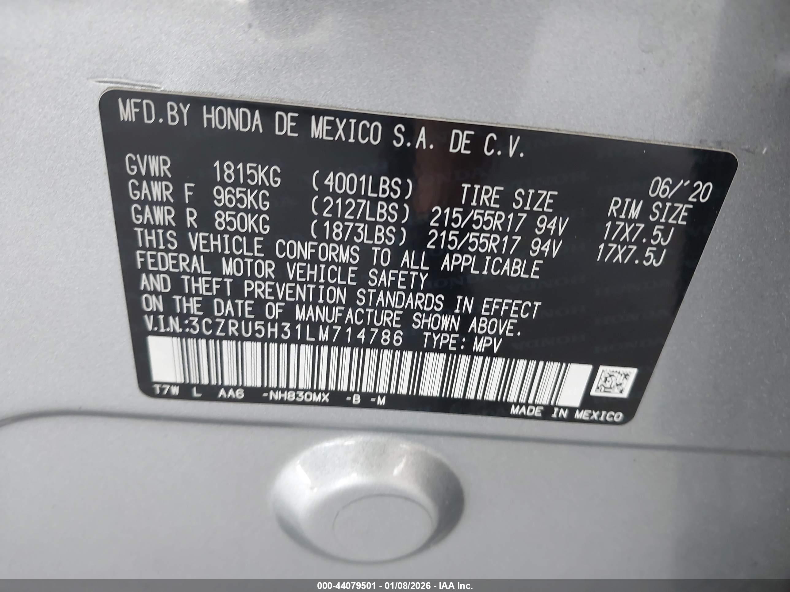 HONDA HR-V image 9