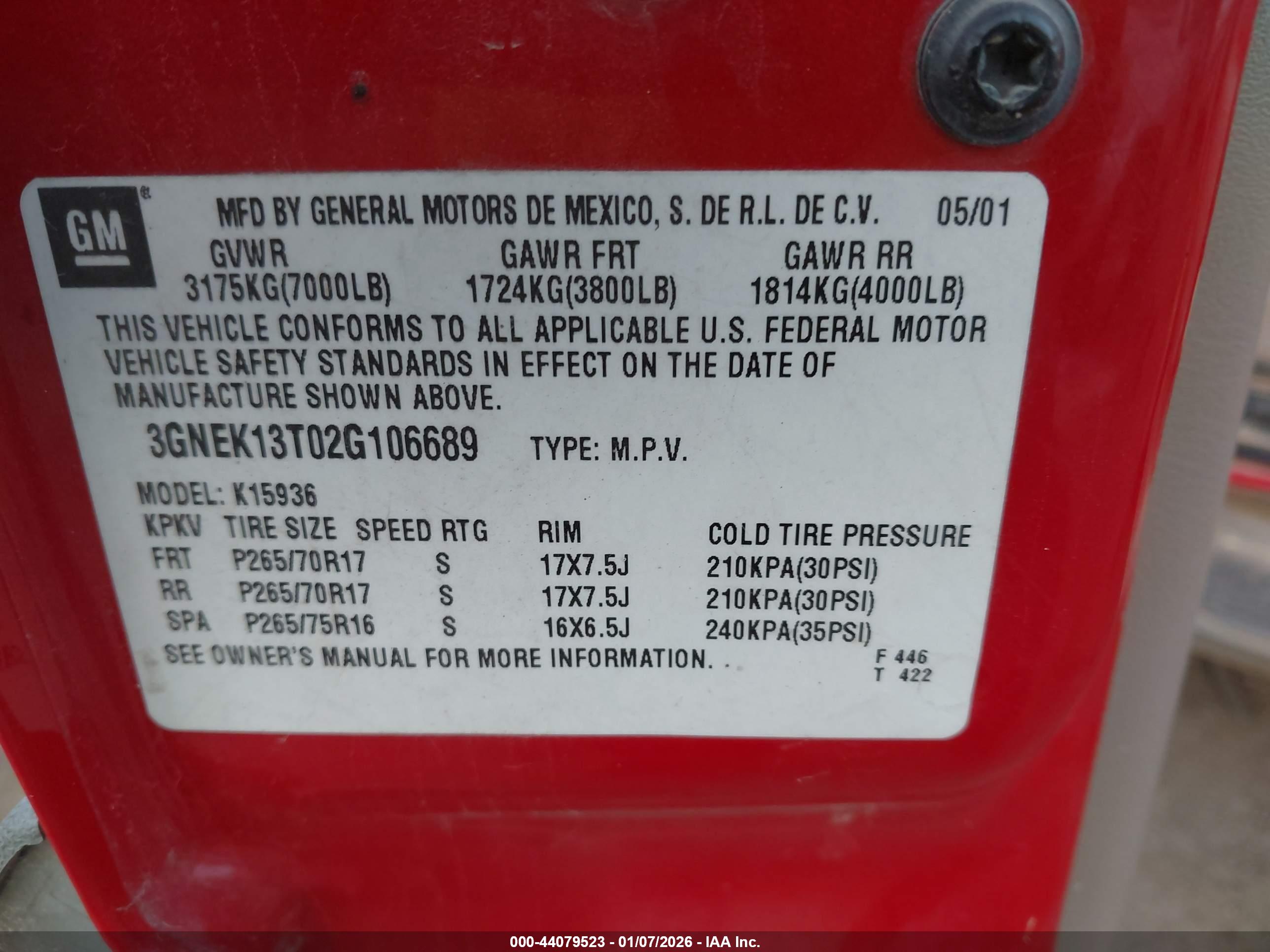 CHEVROLET AVALANCHE image 9