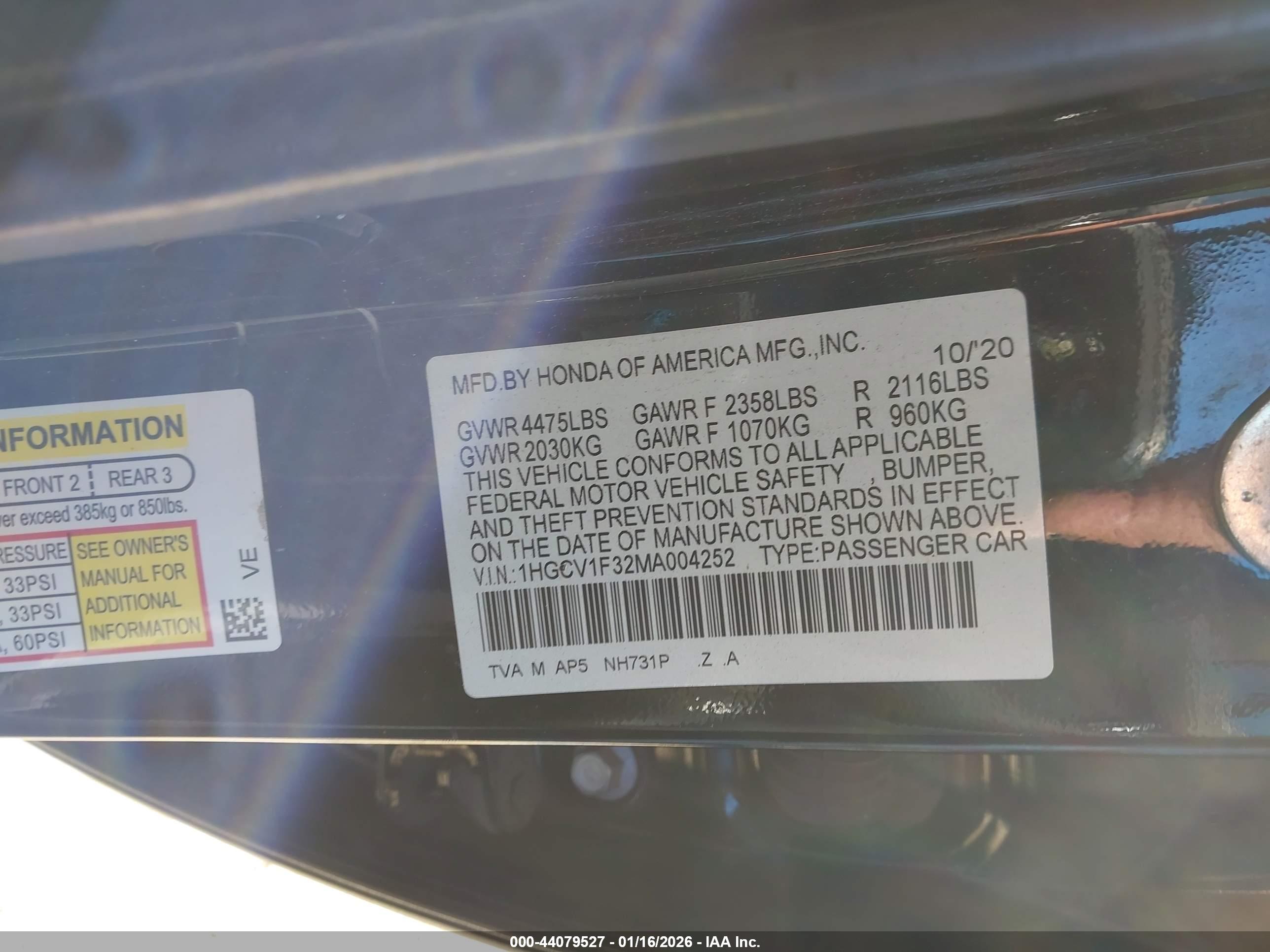 HONDA ACCORD image 9