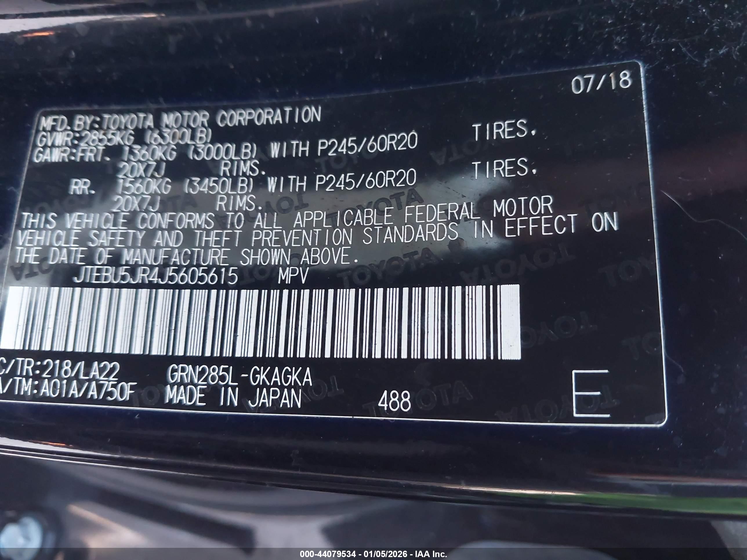 TOYOTA 4RUNNER image 9