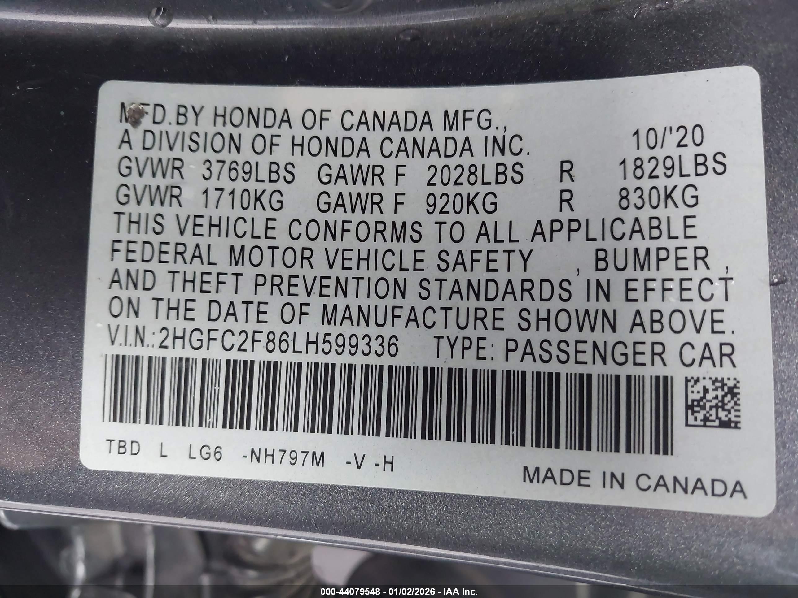 HONDA CIVIC image 9