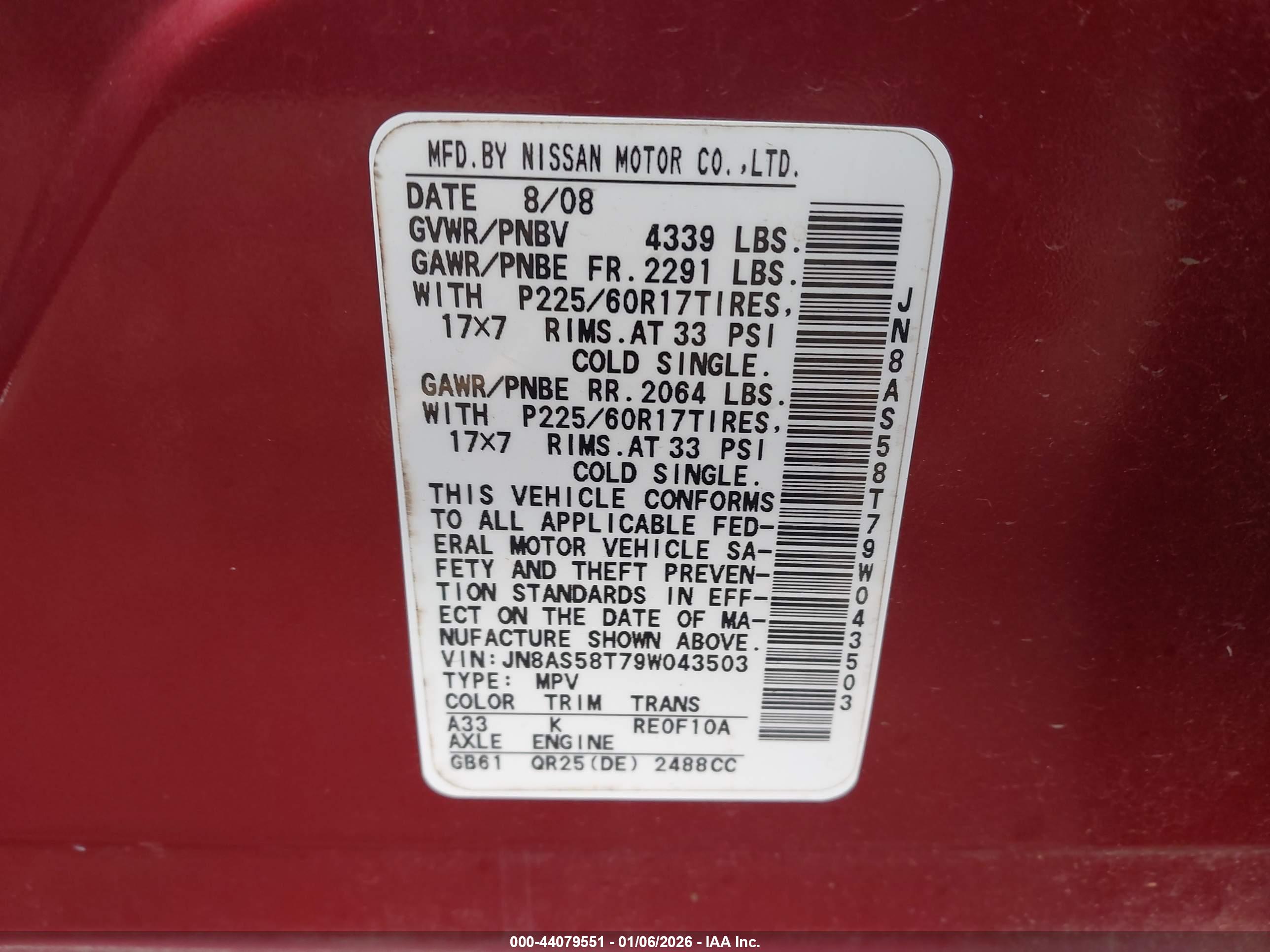 NISSAN ROGUE image 9